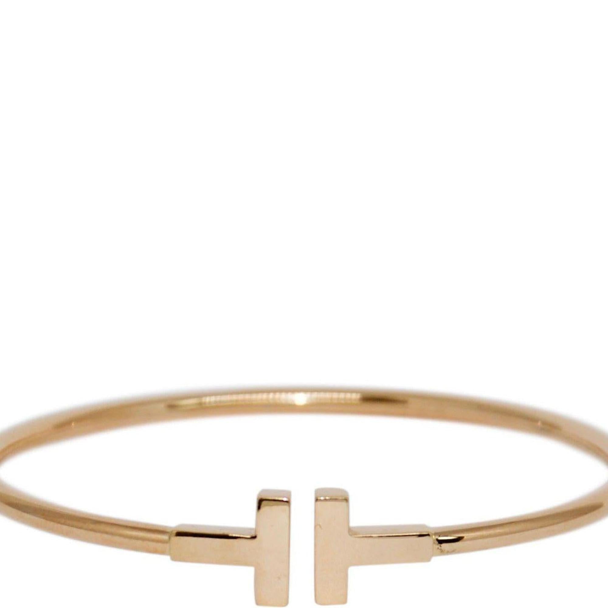 Tiffany & Co. Rose Gold T Wire Bracelet
