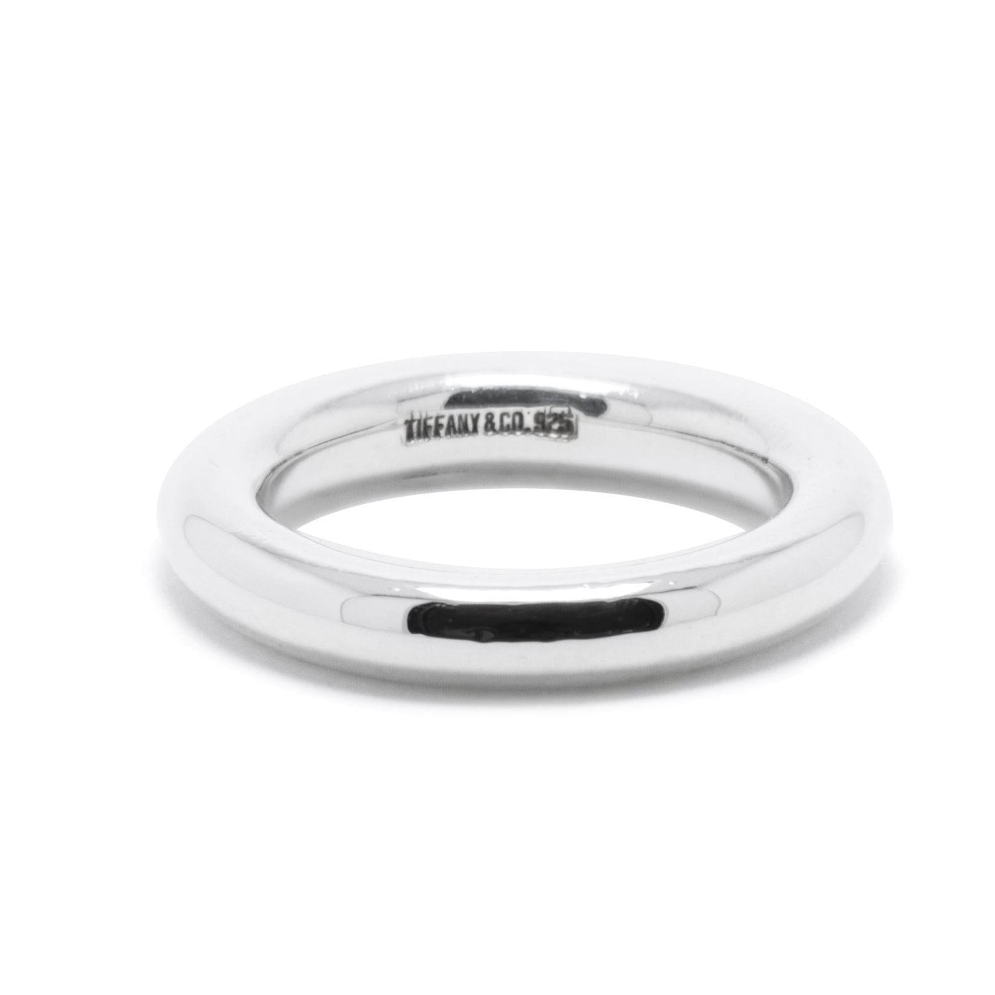 Tiffany & Co. Round Silver Band Ring