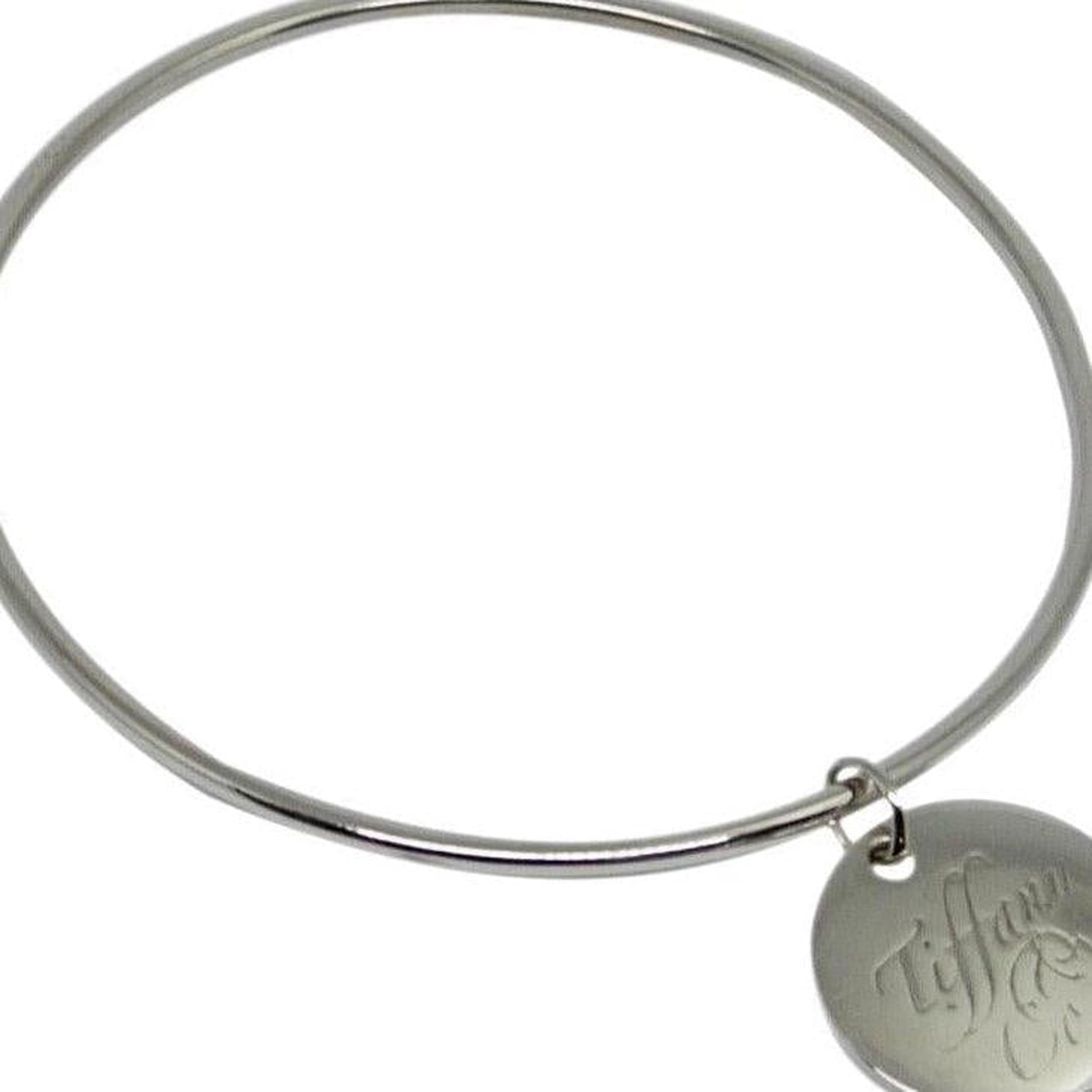Tiffany & Co. Round Tag Bangle Bracelet