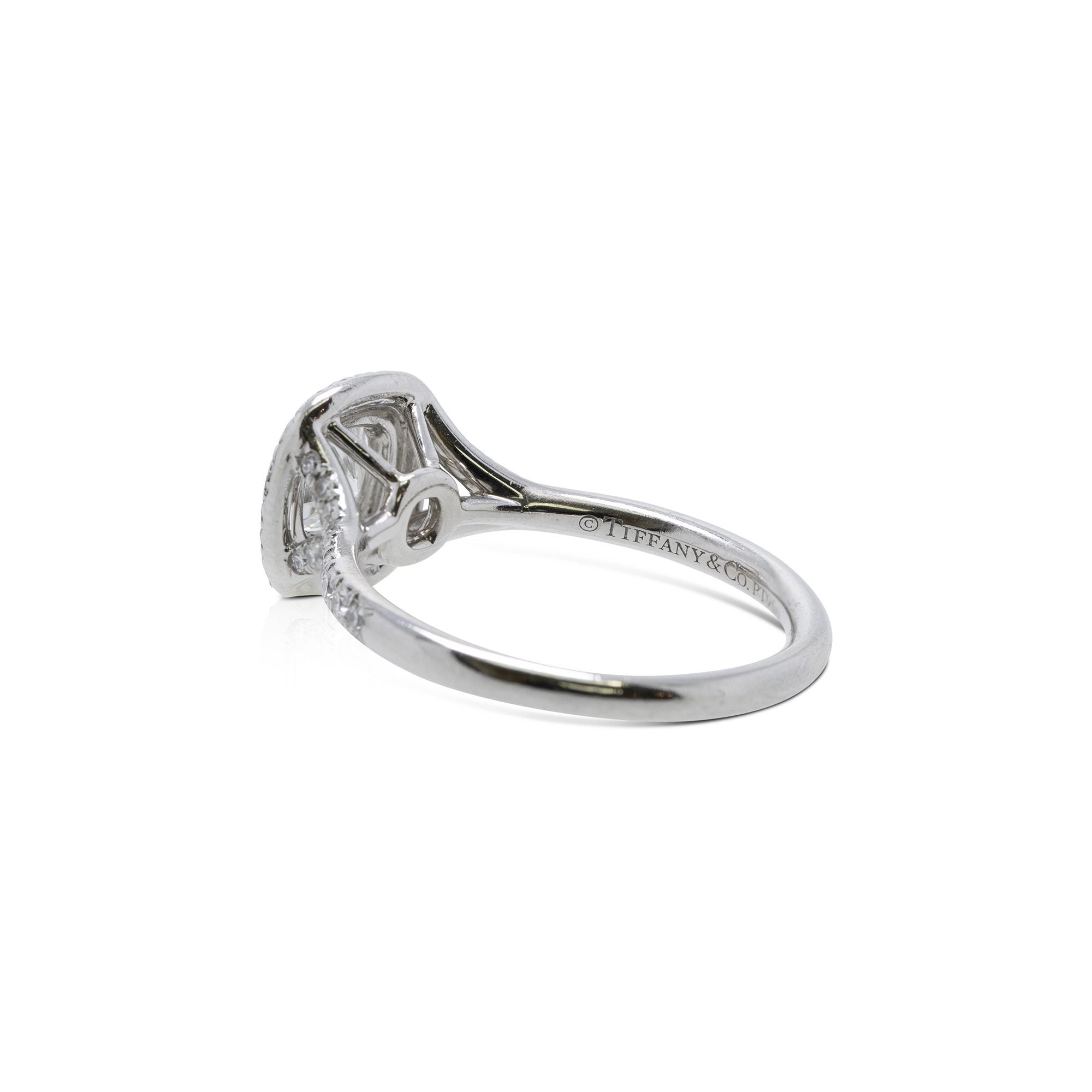 Tiffany & Co. Soleste Double Halo Diamond Engagement Ring