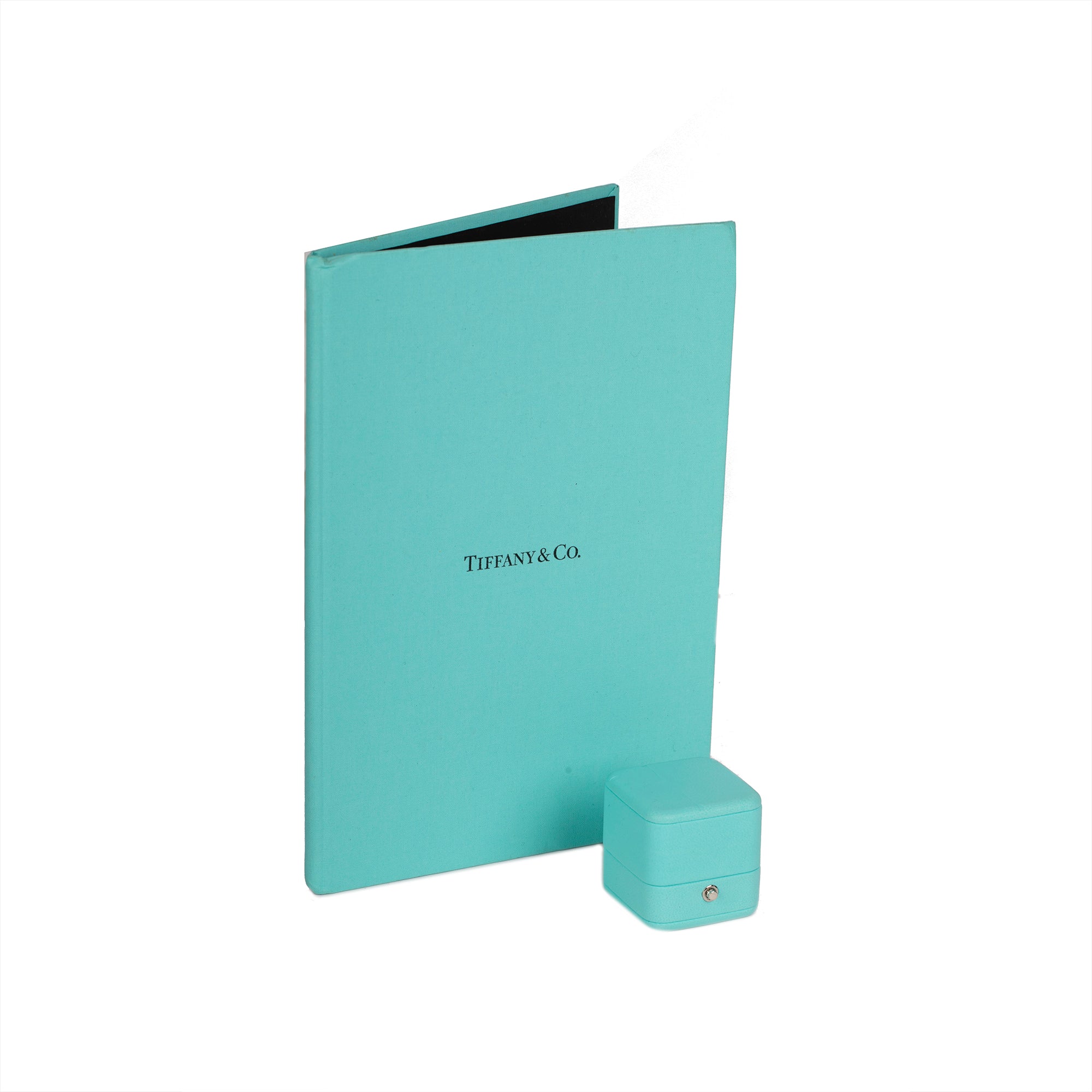 Tiffany & Co. Soleste Halo Diamond Engagement Ring w/ Box & Diamond Certificate