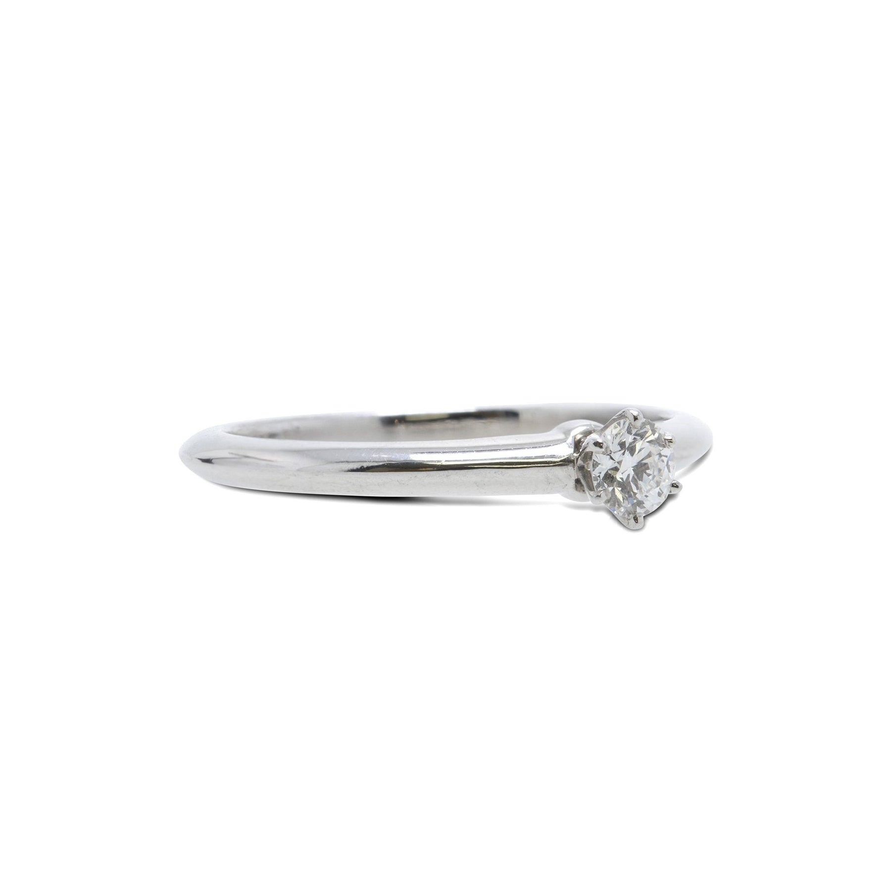 Tiffany & Co. Solitaire 0.21 ct. Round Diamond Engagement Ring