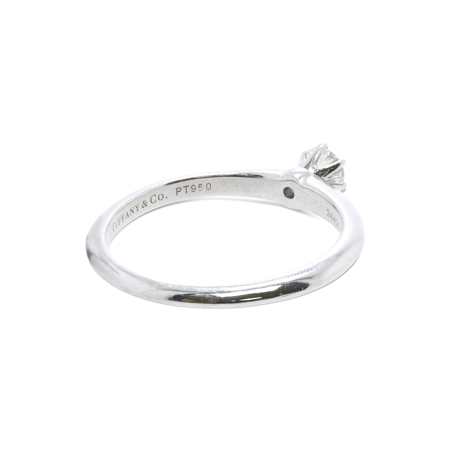 Tiffany & Co. Solitaire 0.21 ct. Round Diamond Engagement Ring