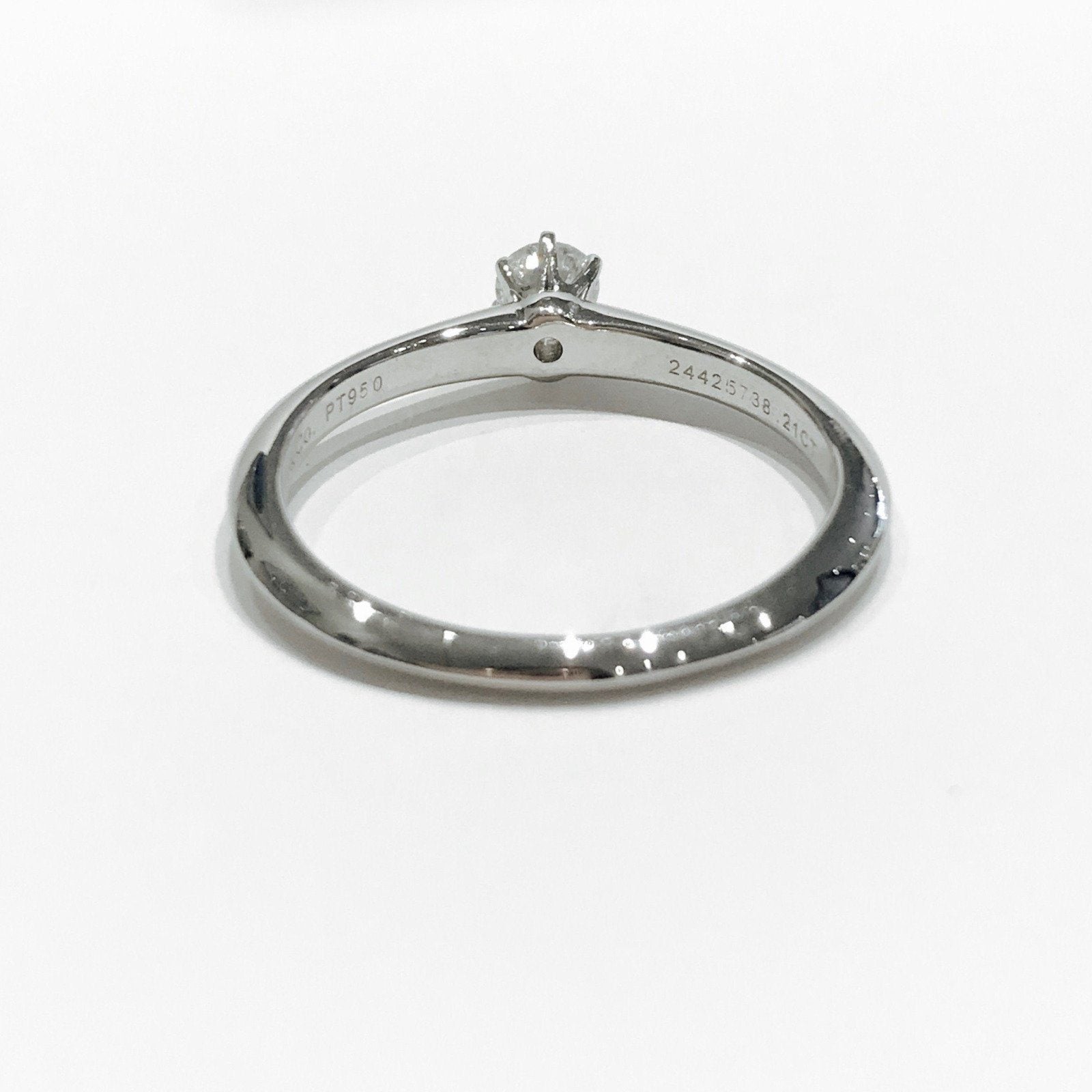 Tiffany & Co. Solitaire 0.21ct Round Diamond Engagement Ring