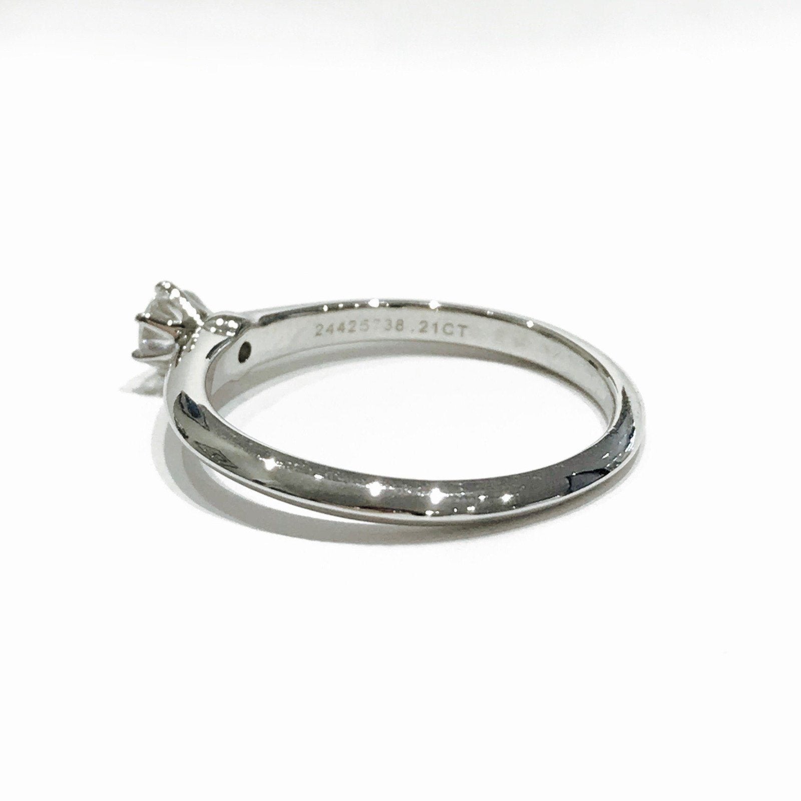 Tiffany & Co. Solitaire 0.21ct Round Diamond Engagement Ring