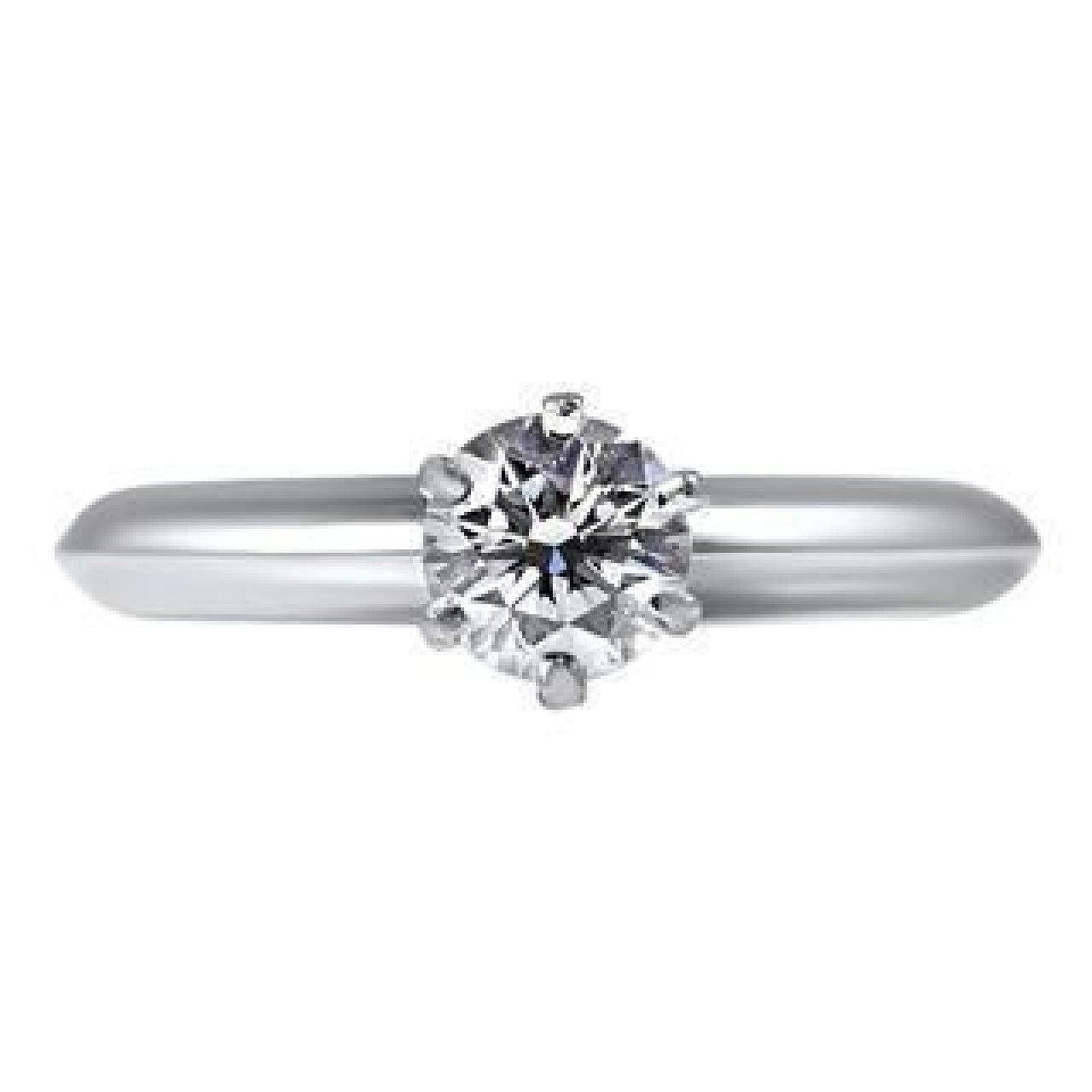 Tiffany & Co. Solitaire 0.21ct Round Diamond Engagement Ring