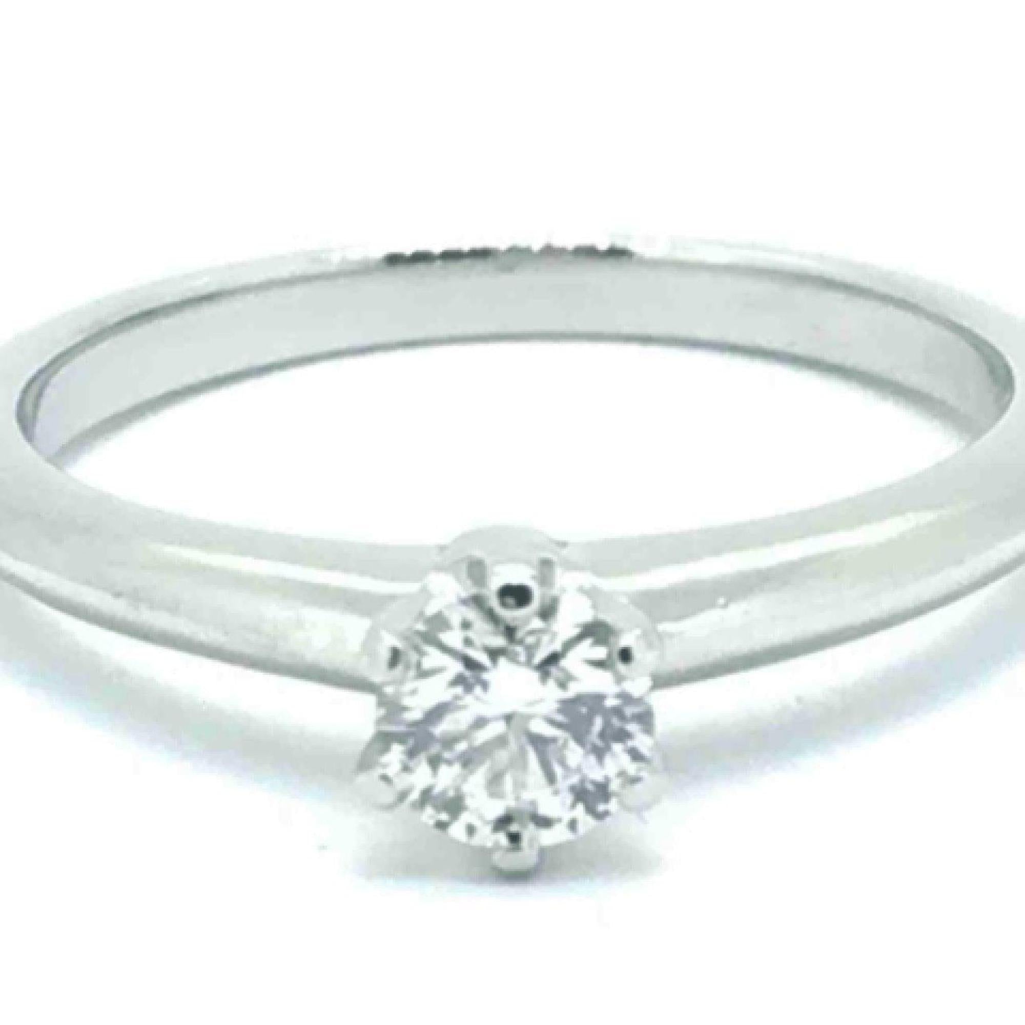 Tiffany & Co. Solitaire 0.31ct Round Diamond Engagement Ring