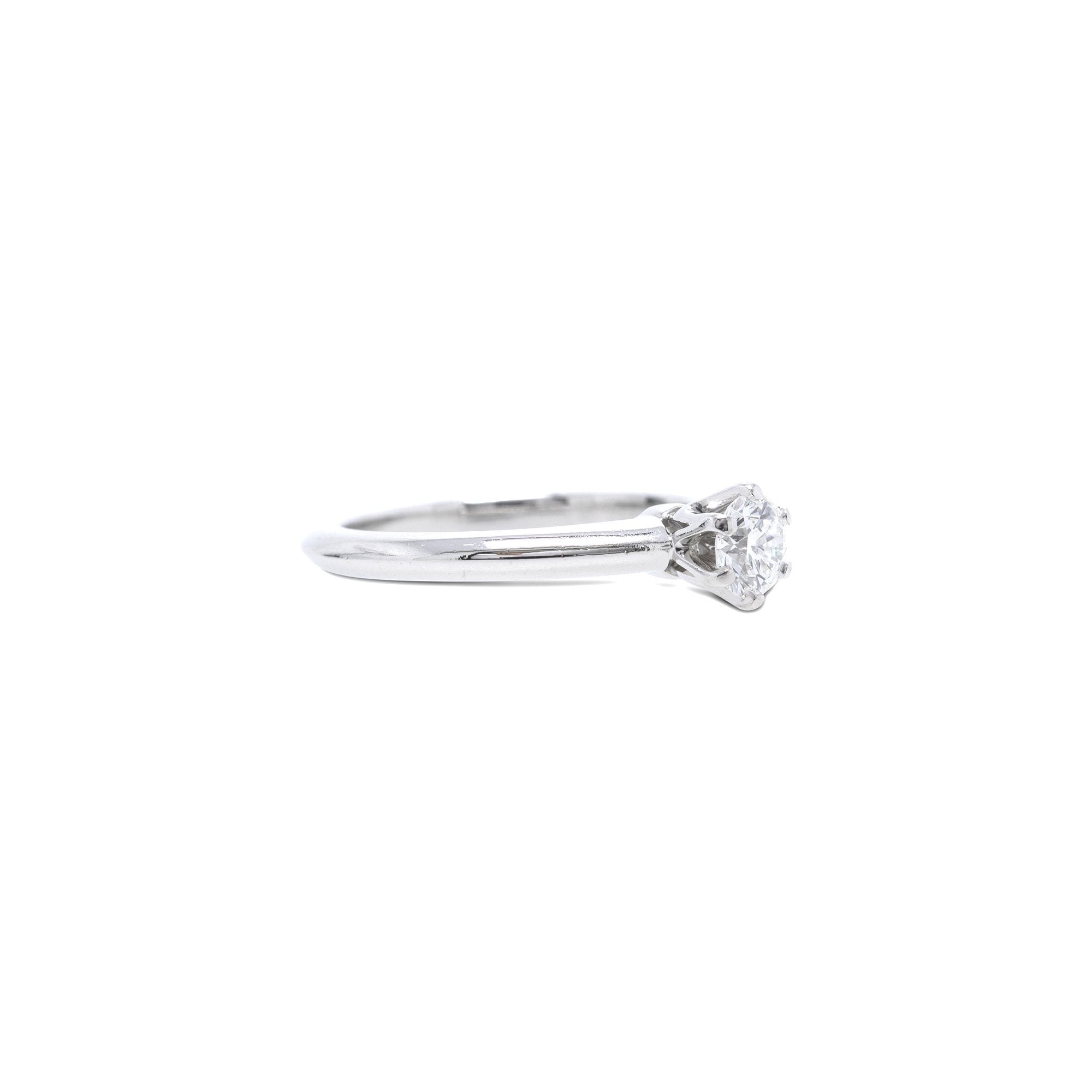 Tiffany & Co. Solitaire 0.32 ct. Round Diamond Engagement Ring