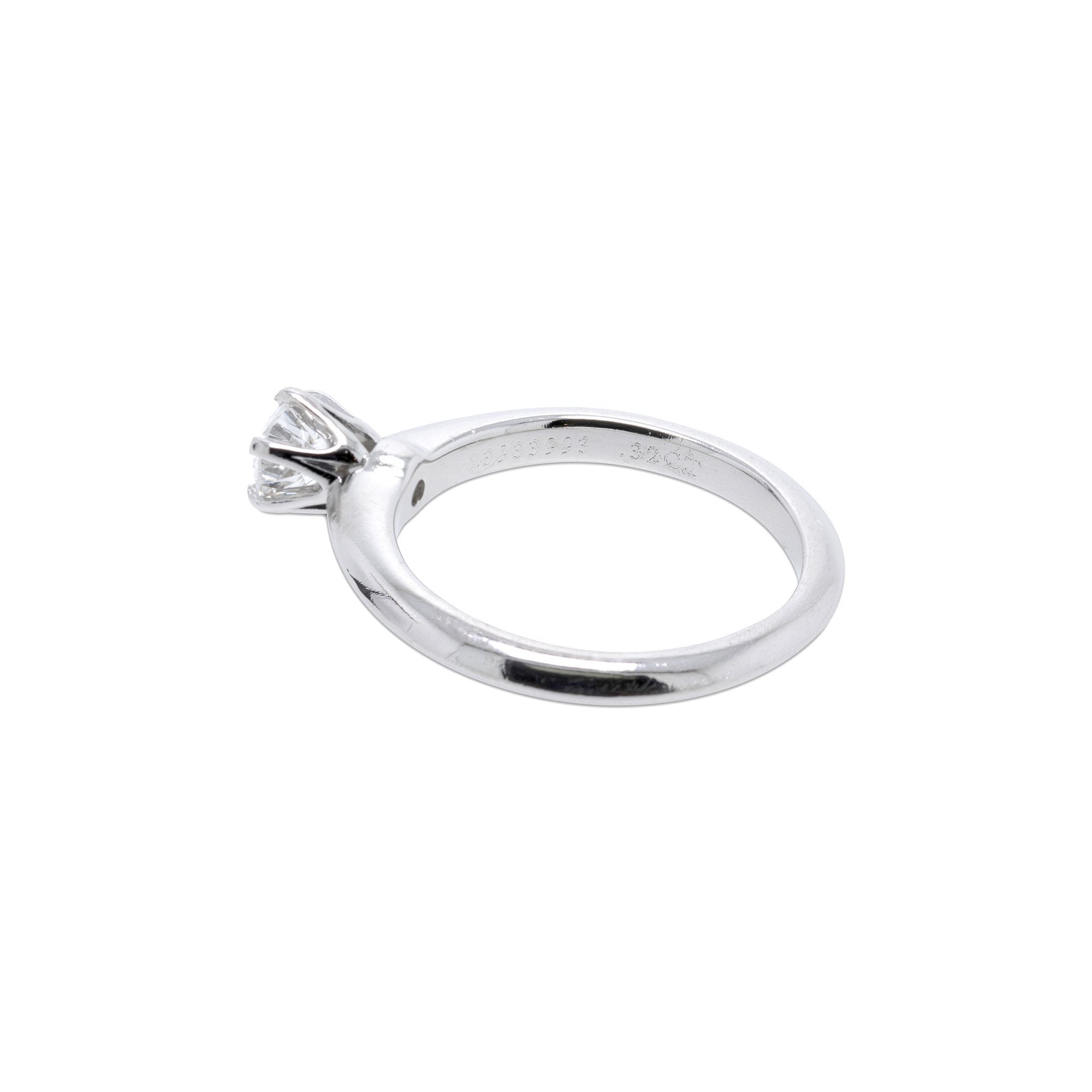 Tiffany & Co. Solitaire 0.32 ct. Round Diamond Engagement Ring