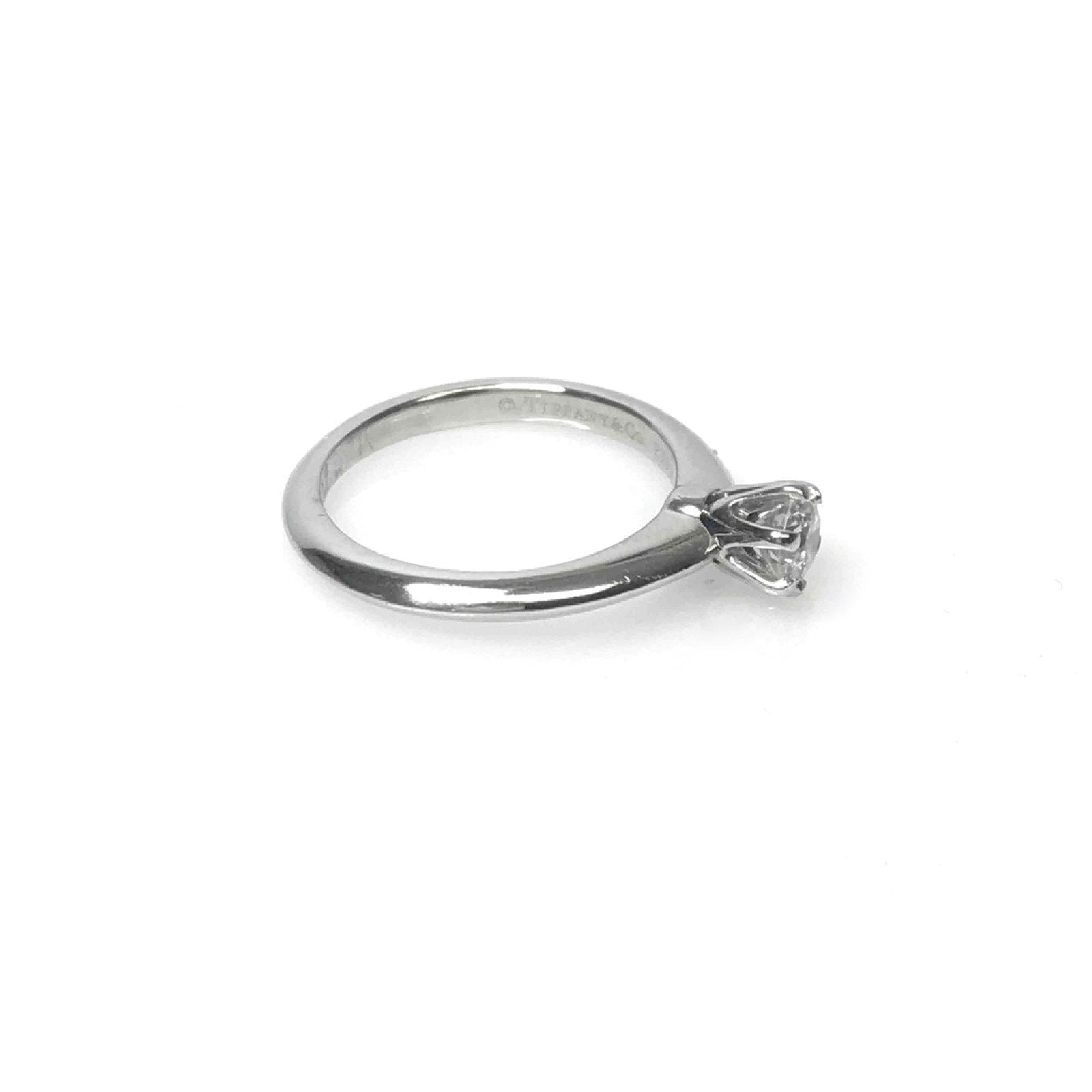 Tiffany & Co. Solitaire 0.32ct Round Diamond Engagement Ring