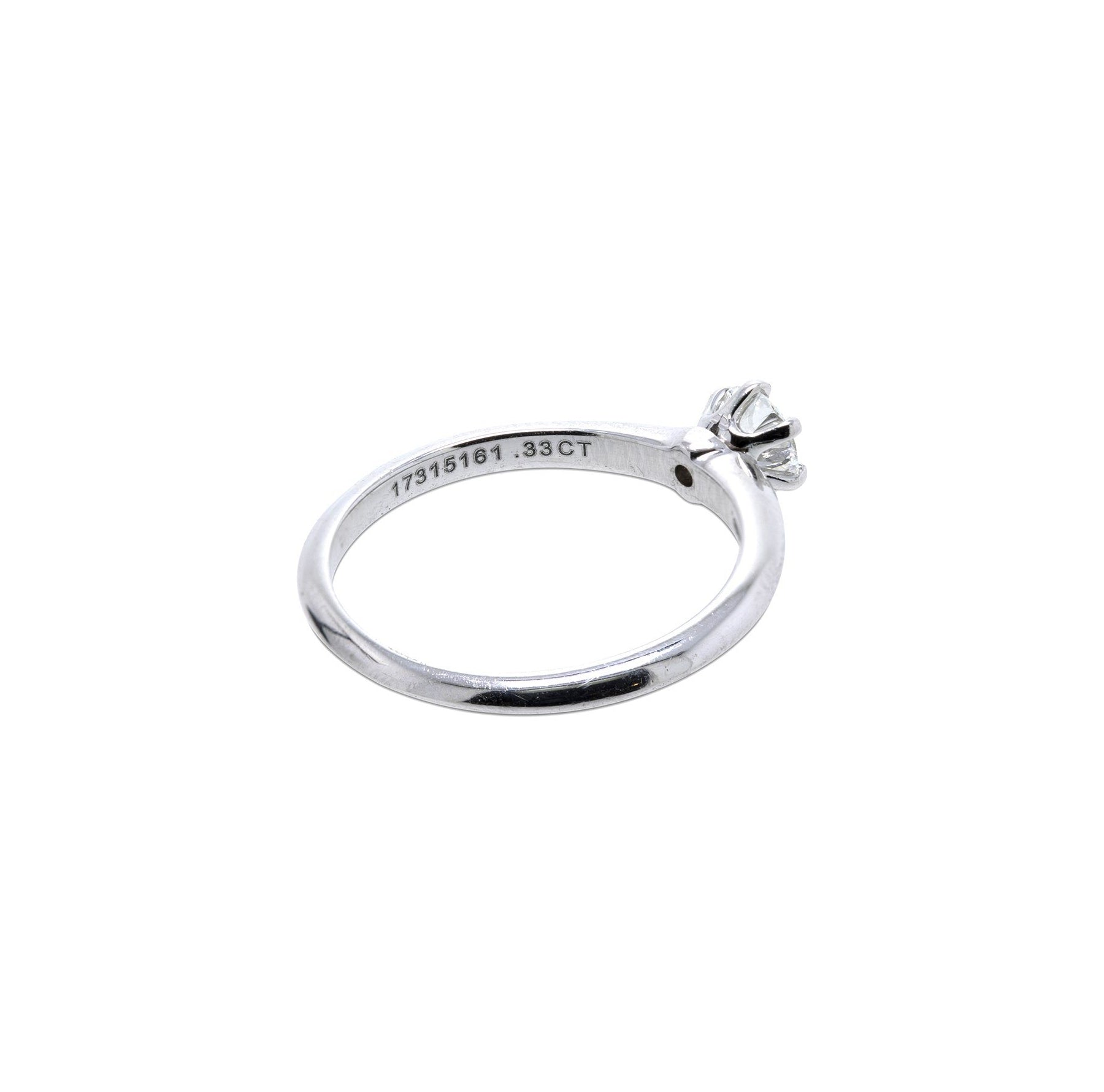 Tiffany & Co. Solitaire 0.33 ct. Round Diamond Engagement Ring