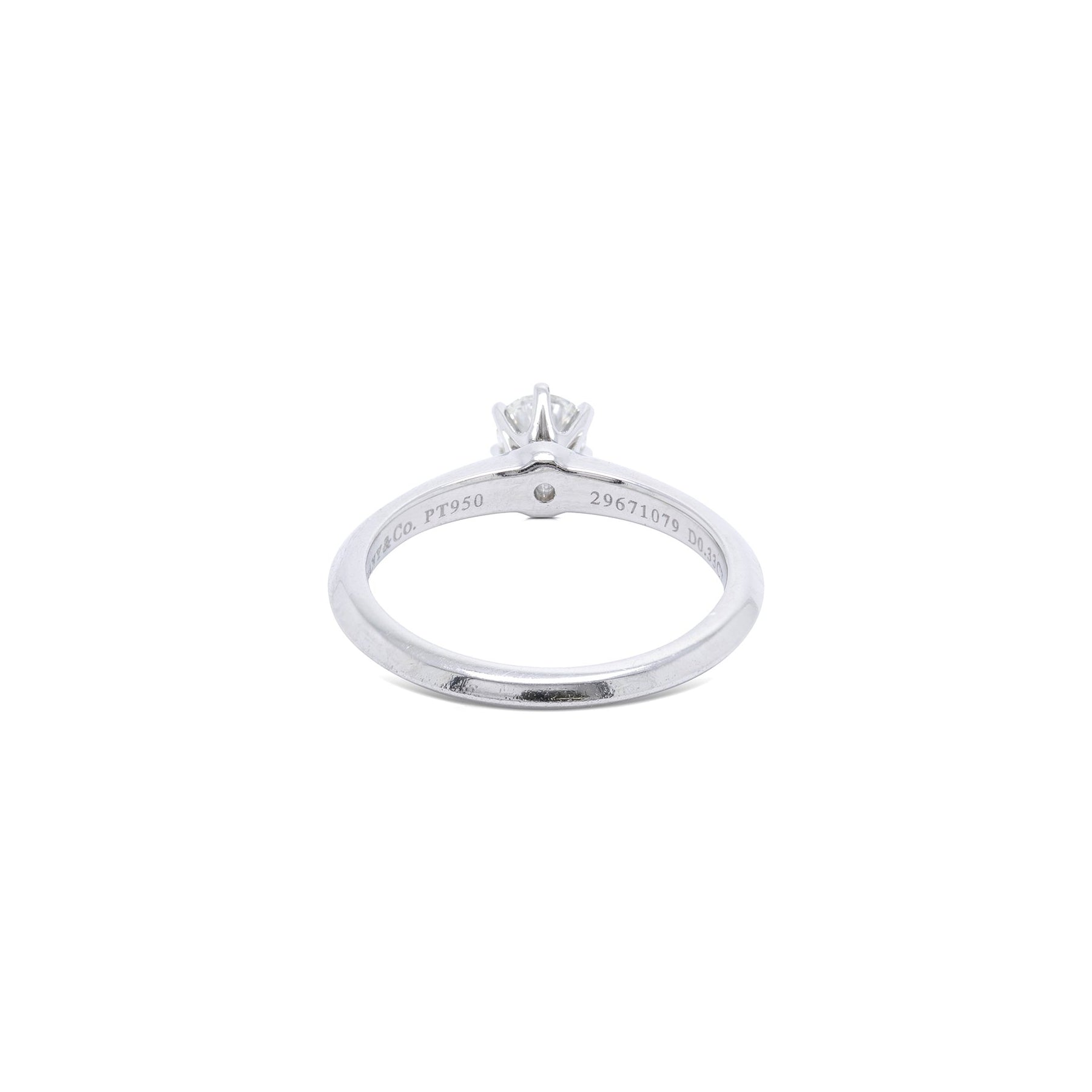 Tiffany & Co. Solitaire 0.33 ct. Round Diamond Engagement Ring