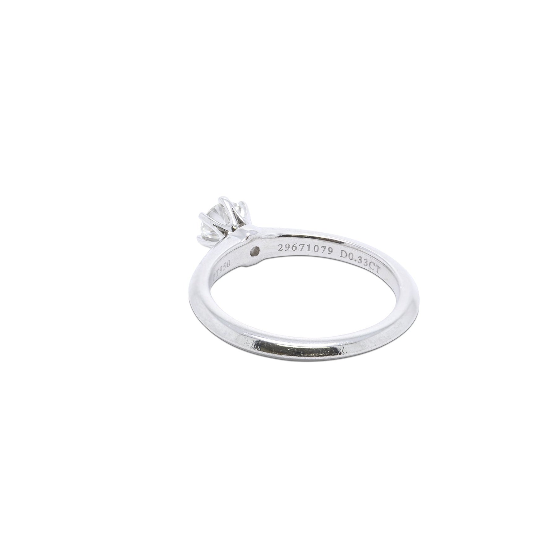 Tiffany & Co. Solitaire 0.33 ct. Round Diamond Engagement Ring