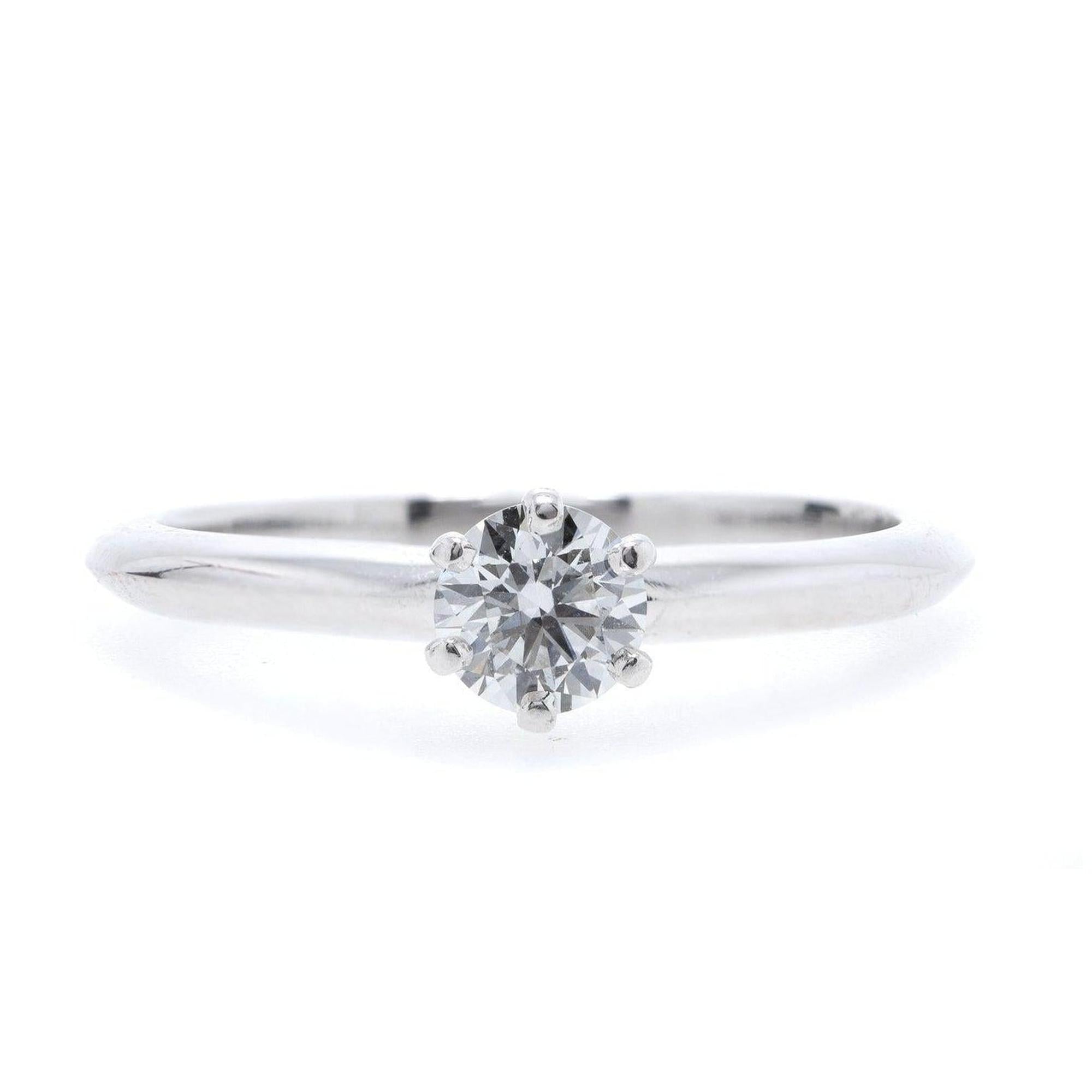Tiffany & Co. Solitaire 0.33 ct. Round Diamond Engagement Ring
