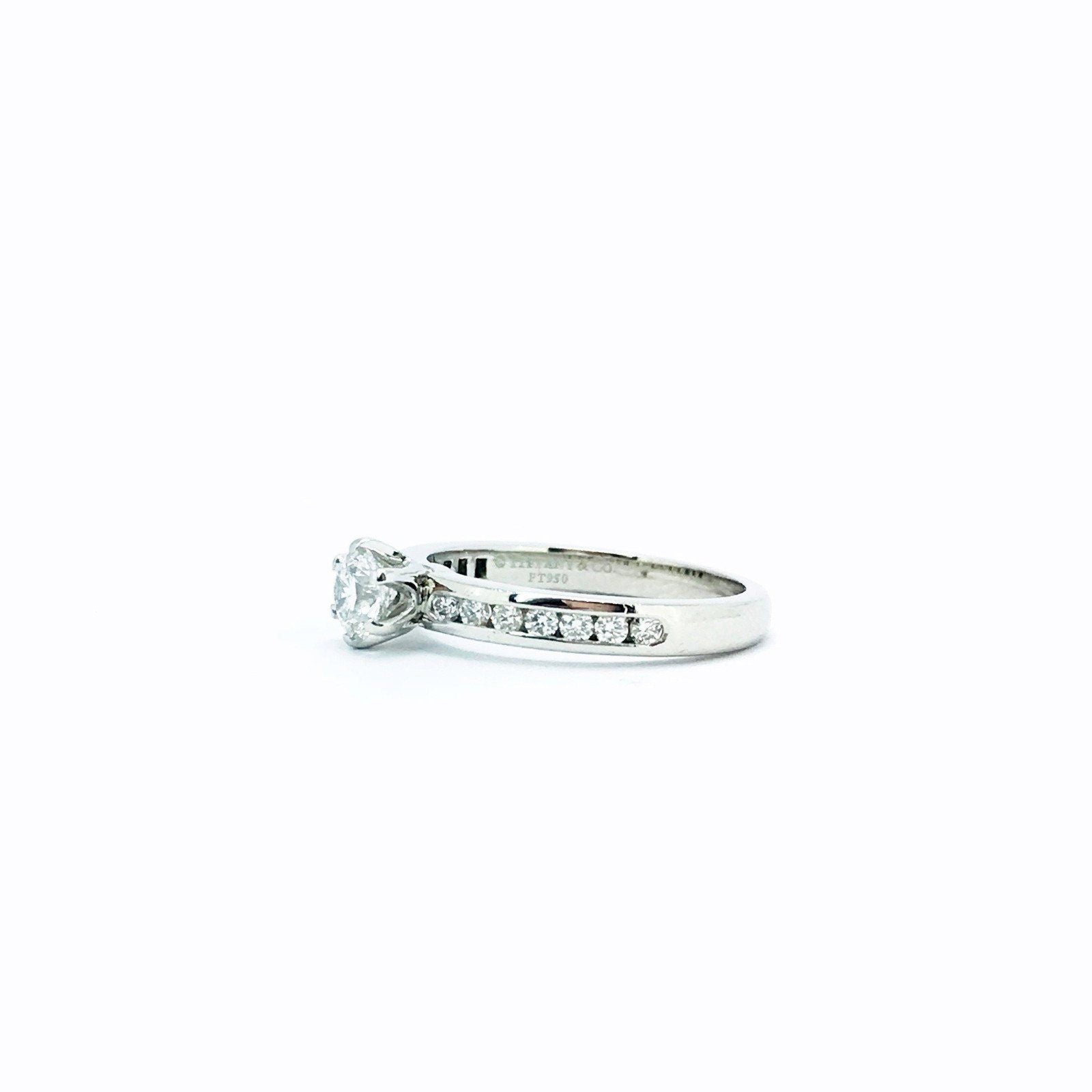 Tiffany & Co. Solitaire 0.39ct Round Diamond Engagement Ring