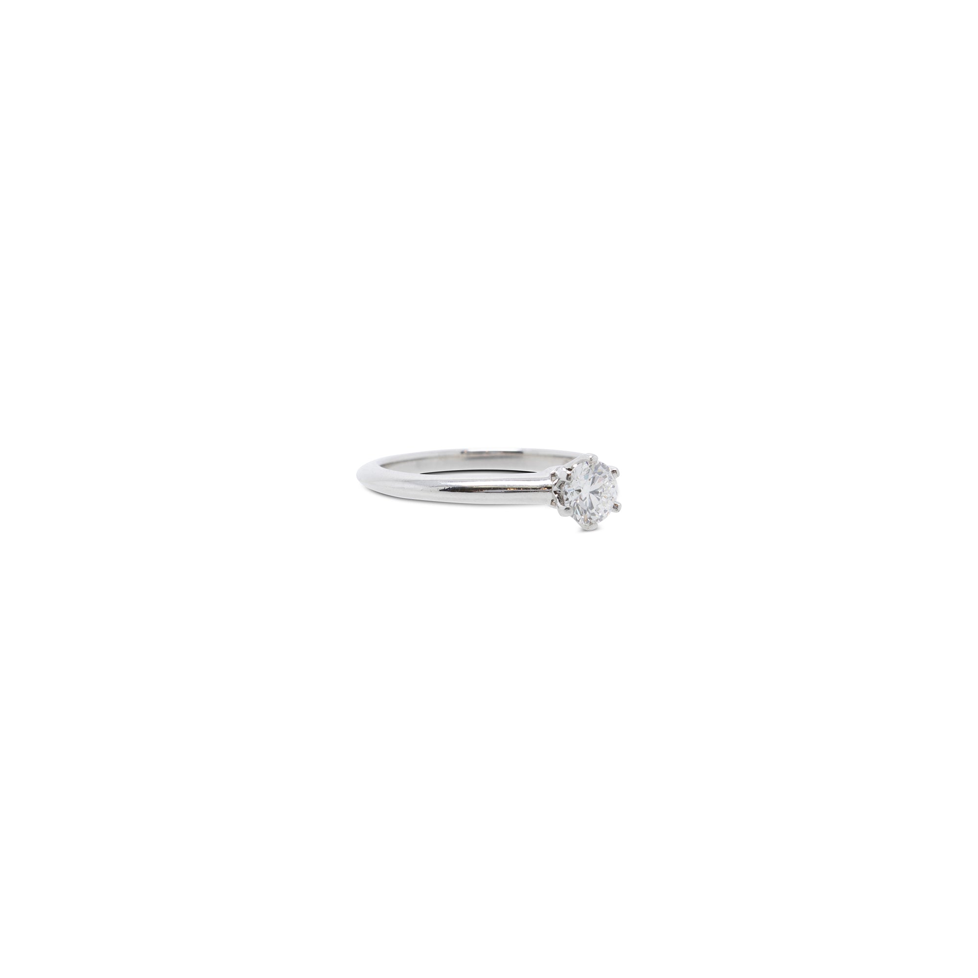 Tiffany & Co. Solitaire 0.42 ct. Diamond Engagement Ring