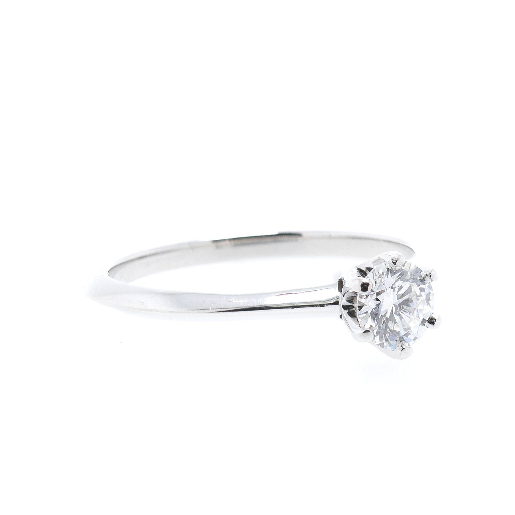 Tiffany & Co. Solitaire 0.44 ct. Round Diamond Engagement Ring