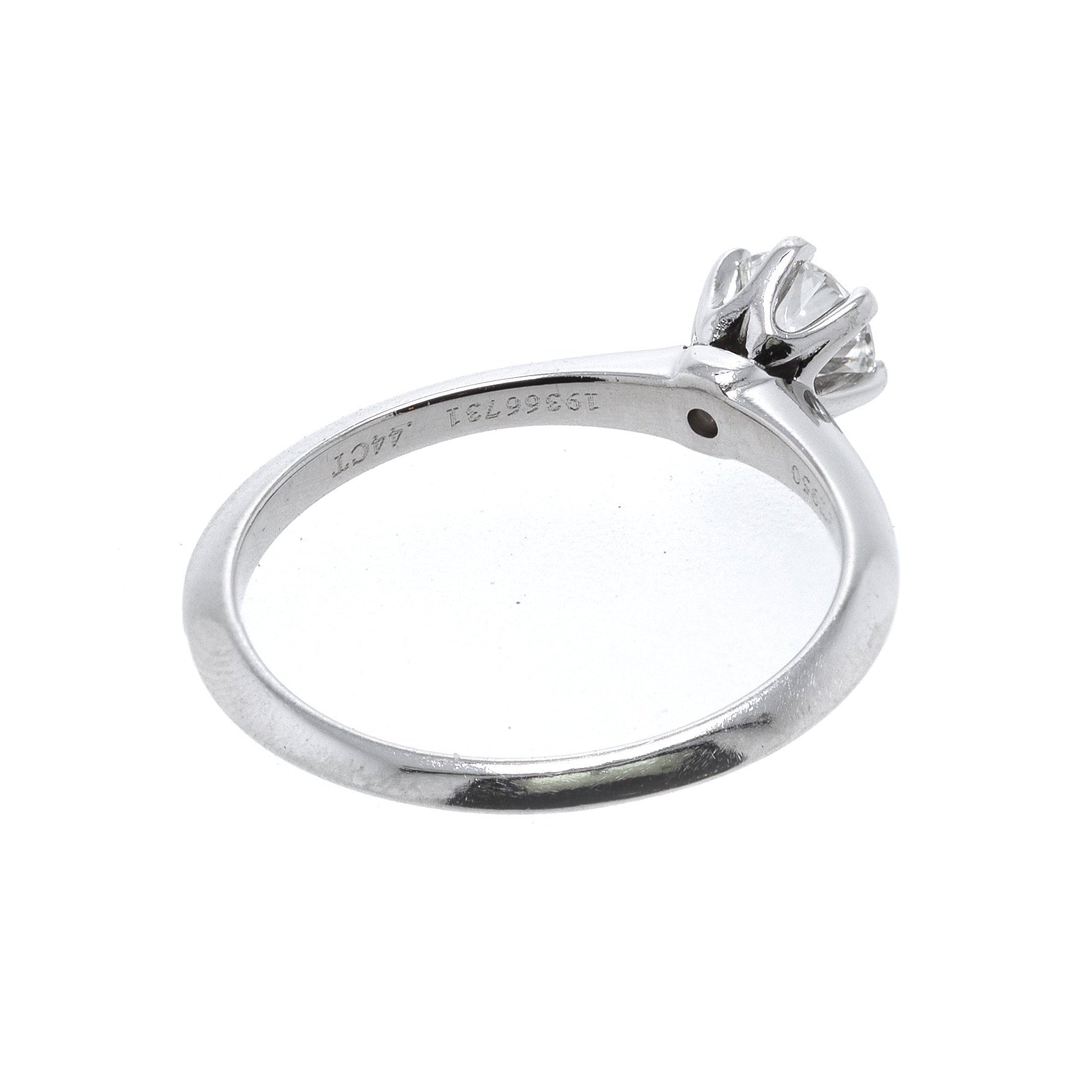 Tiffany & Co. Solitaire 0.44 ct. Round Diamond Engagement Ring