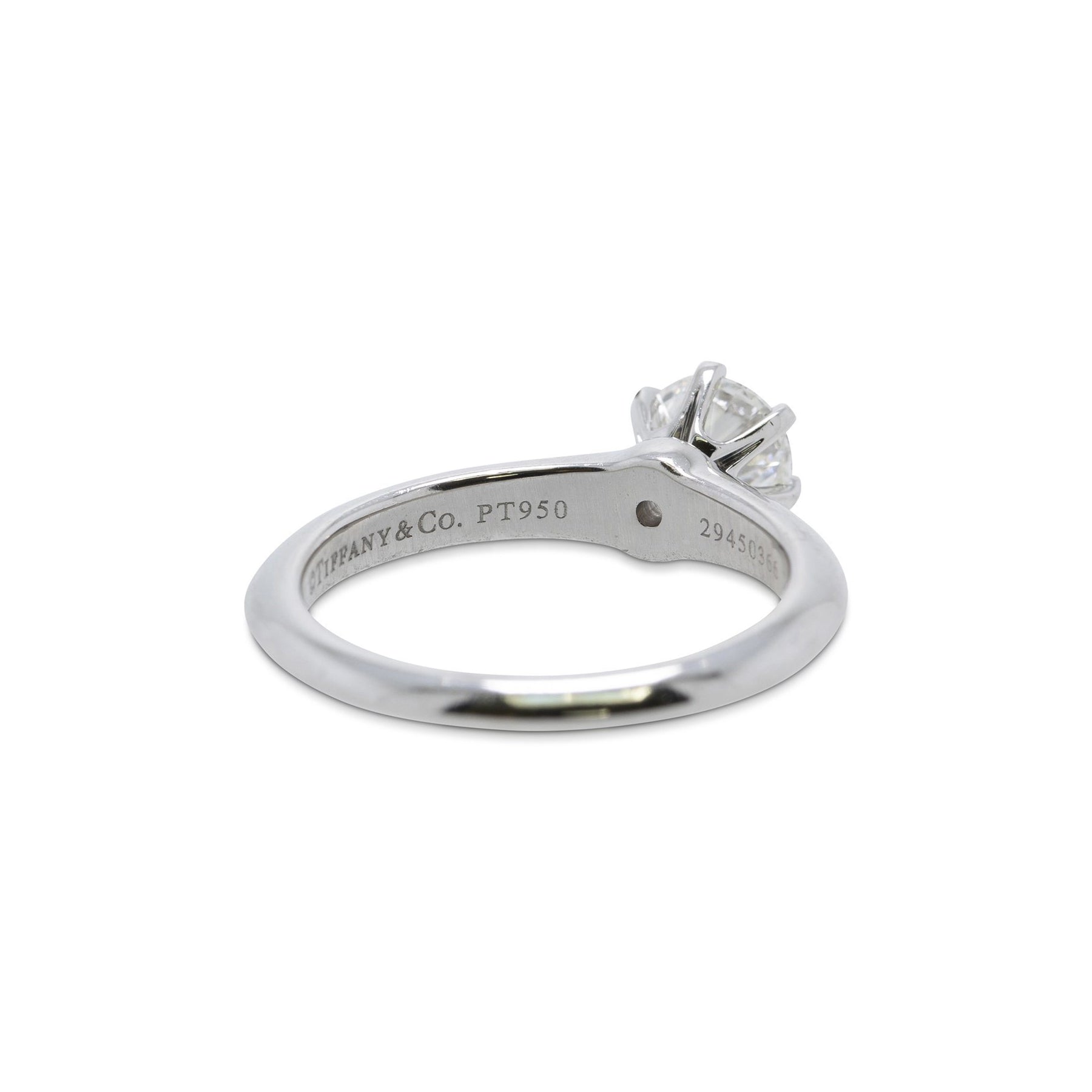 Tiffany & Co. Solitaire 0.71 ct. Round Diamond Engagement Ring