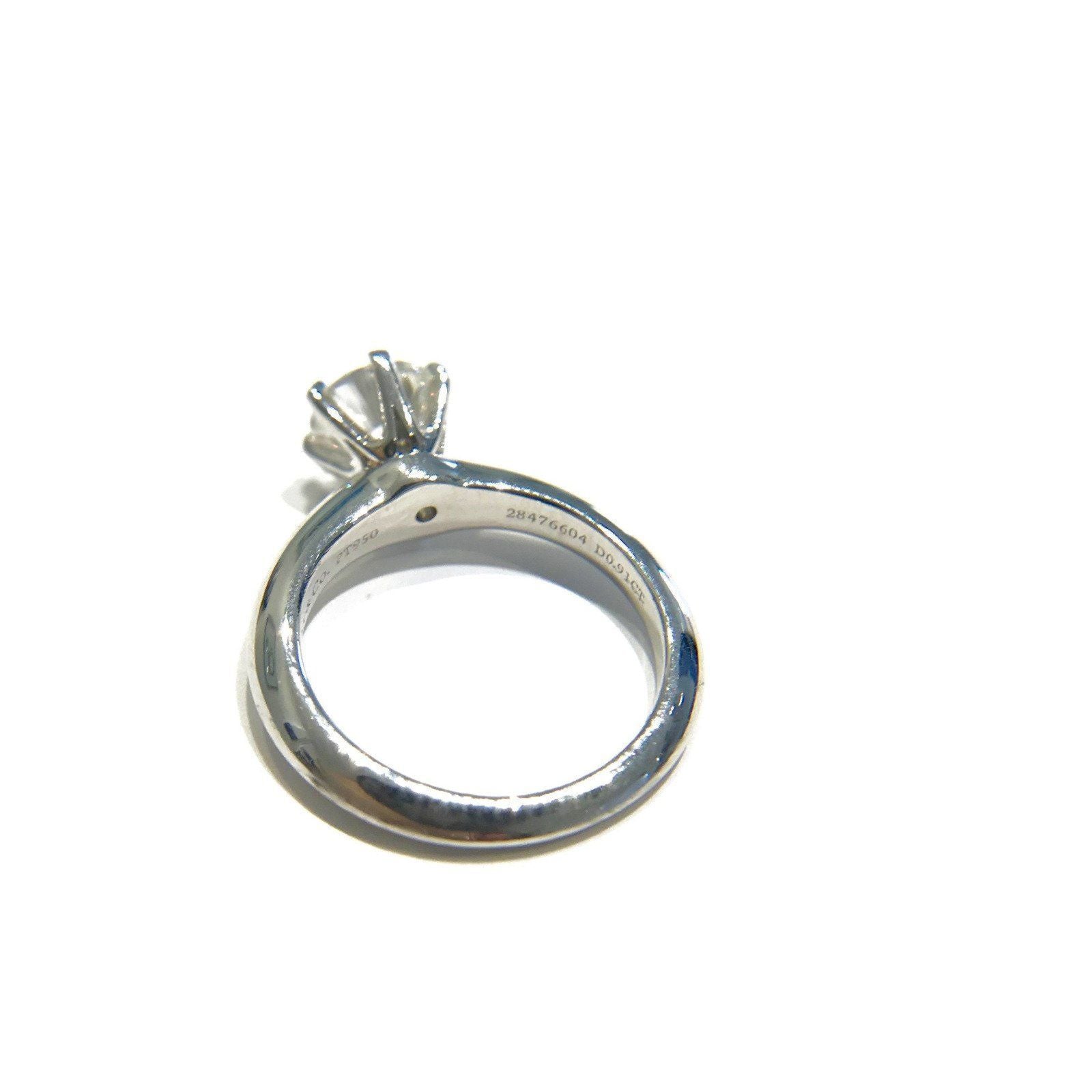 Tiffany & Co. Solitaire 0.89ct Round Diamond Engagement Ring