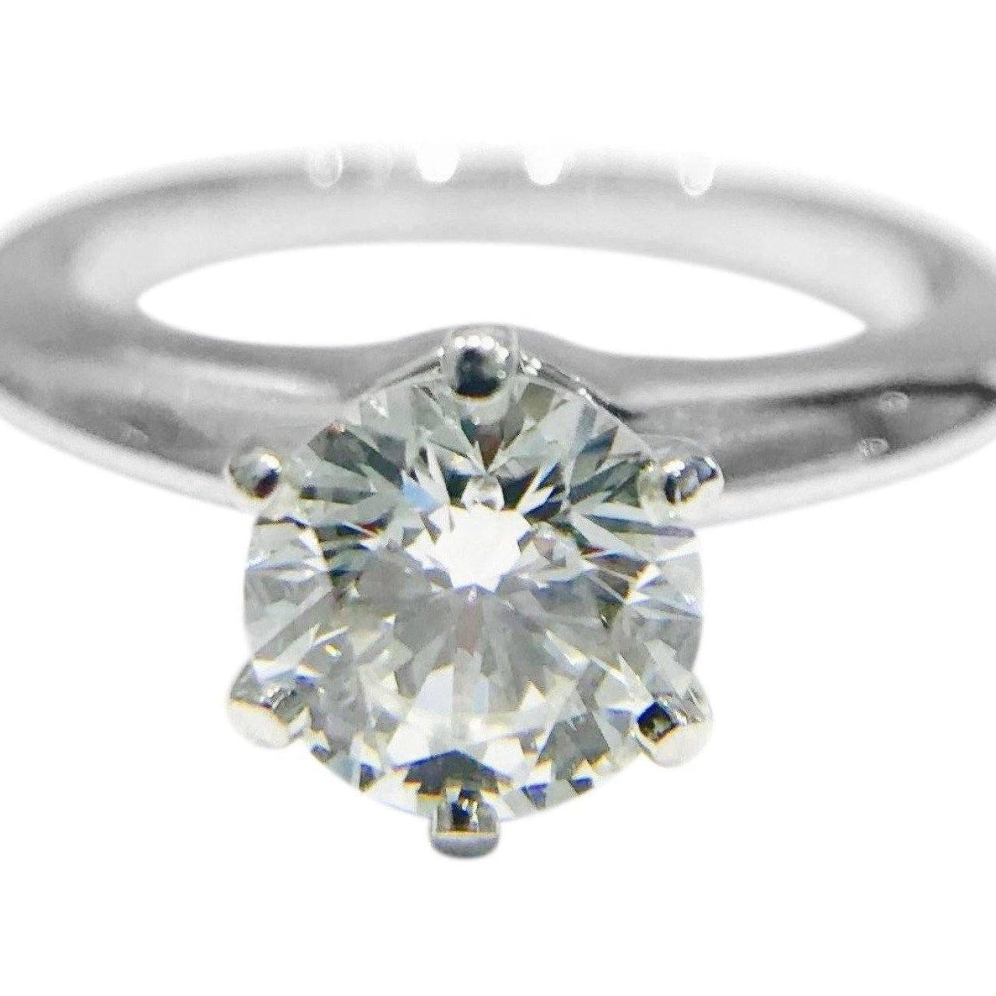 Tiffany & Co. Solitaire 0.89ct Round Diamond Engagement Ring