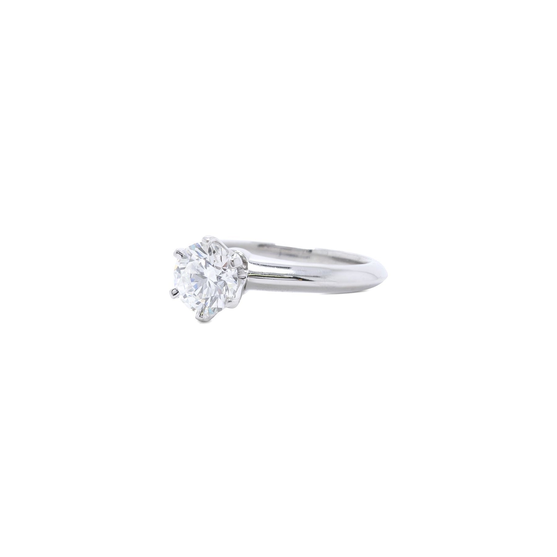 Tiffany & Co. Solitaire 1.00 ct. Round Diamond Engagement Ring