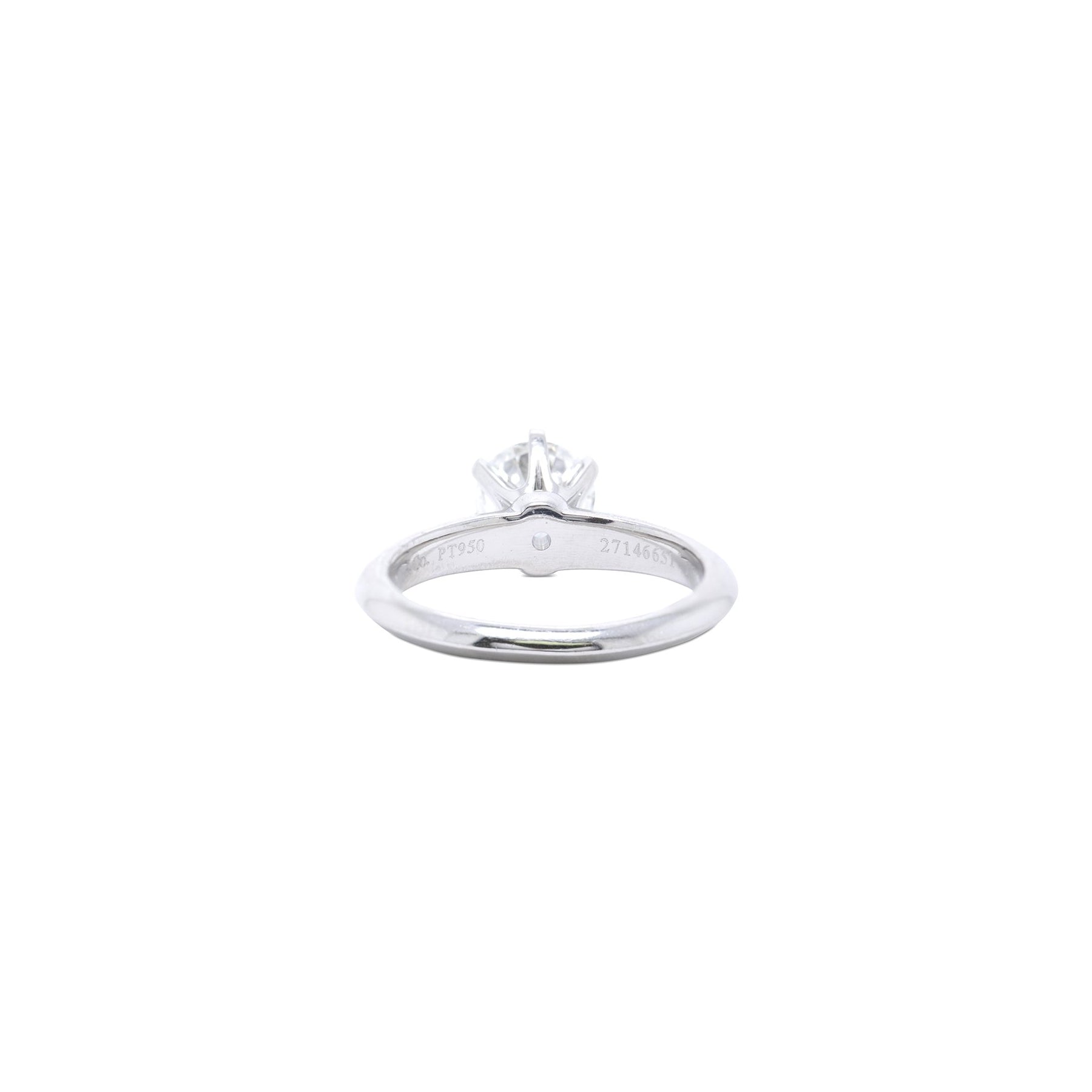 Tiffany & Co. Solitaire 1.00 ct. Round Diamond Engagement Ring