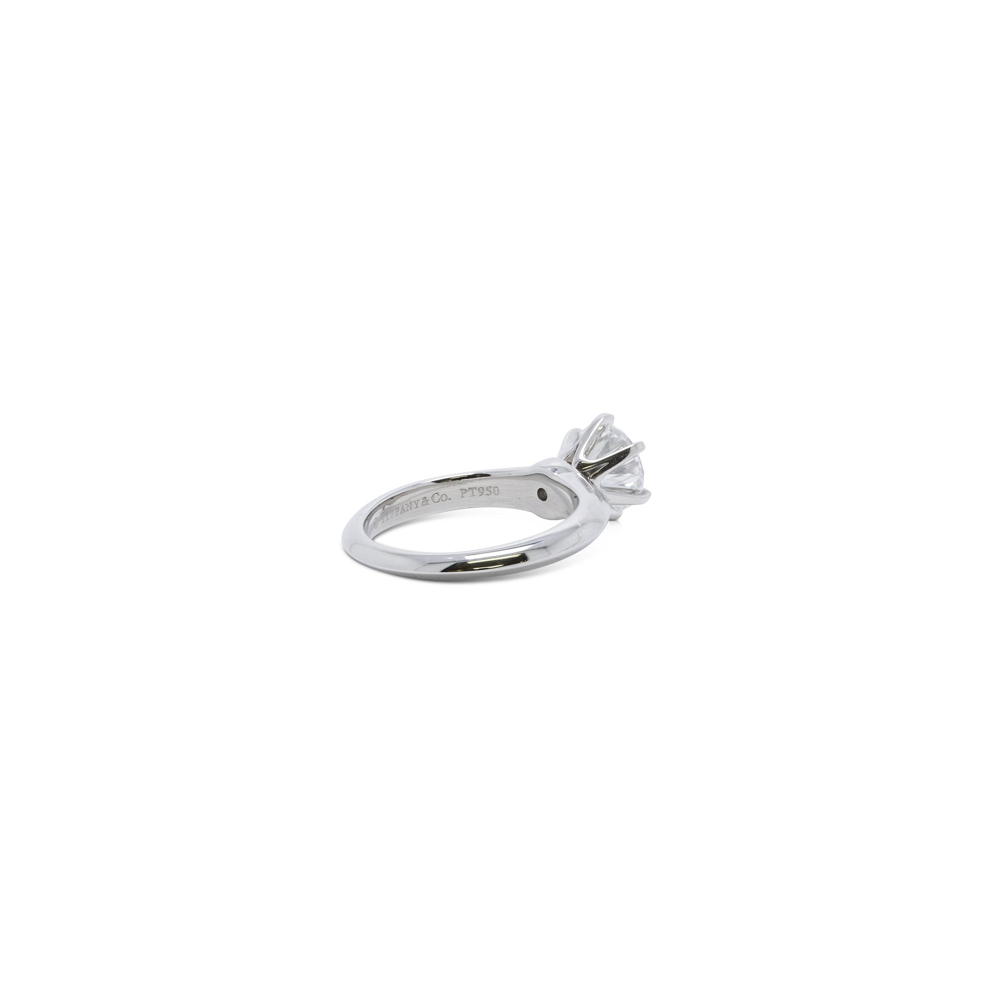 Tiffany & Co. Solitaire 1.15 ct. Round Diamond Engagement Ring