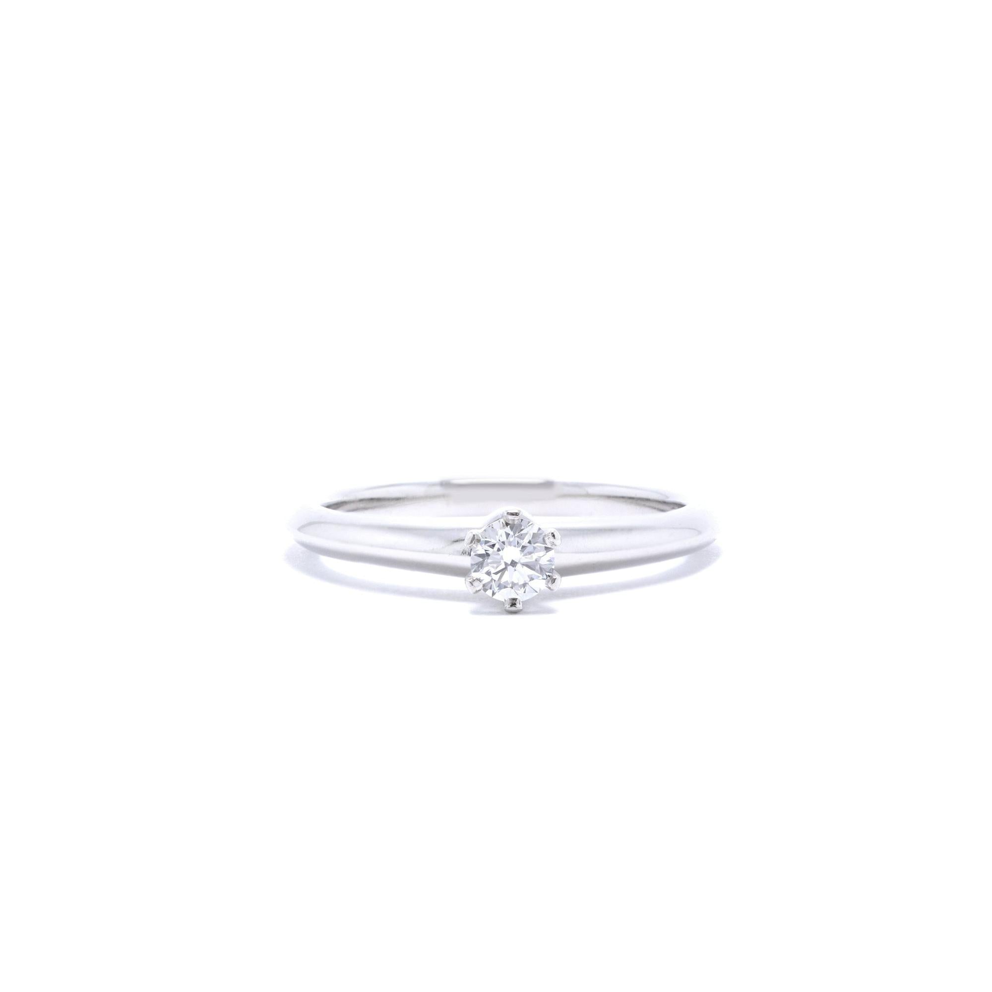 Tiffany & Co. Solitaire Diamond Engagement Ring