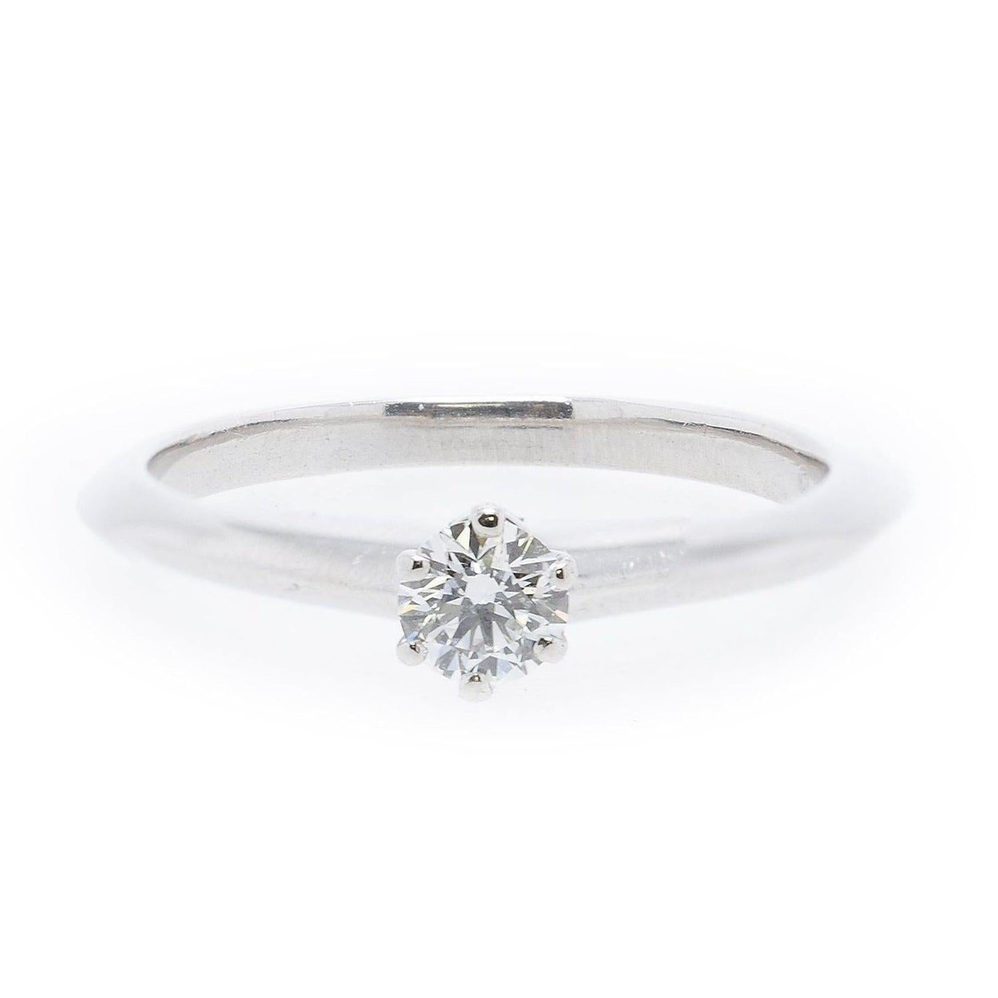 Tiffany & Co. Solitaire Diamond Engagement Ring