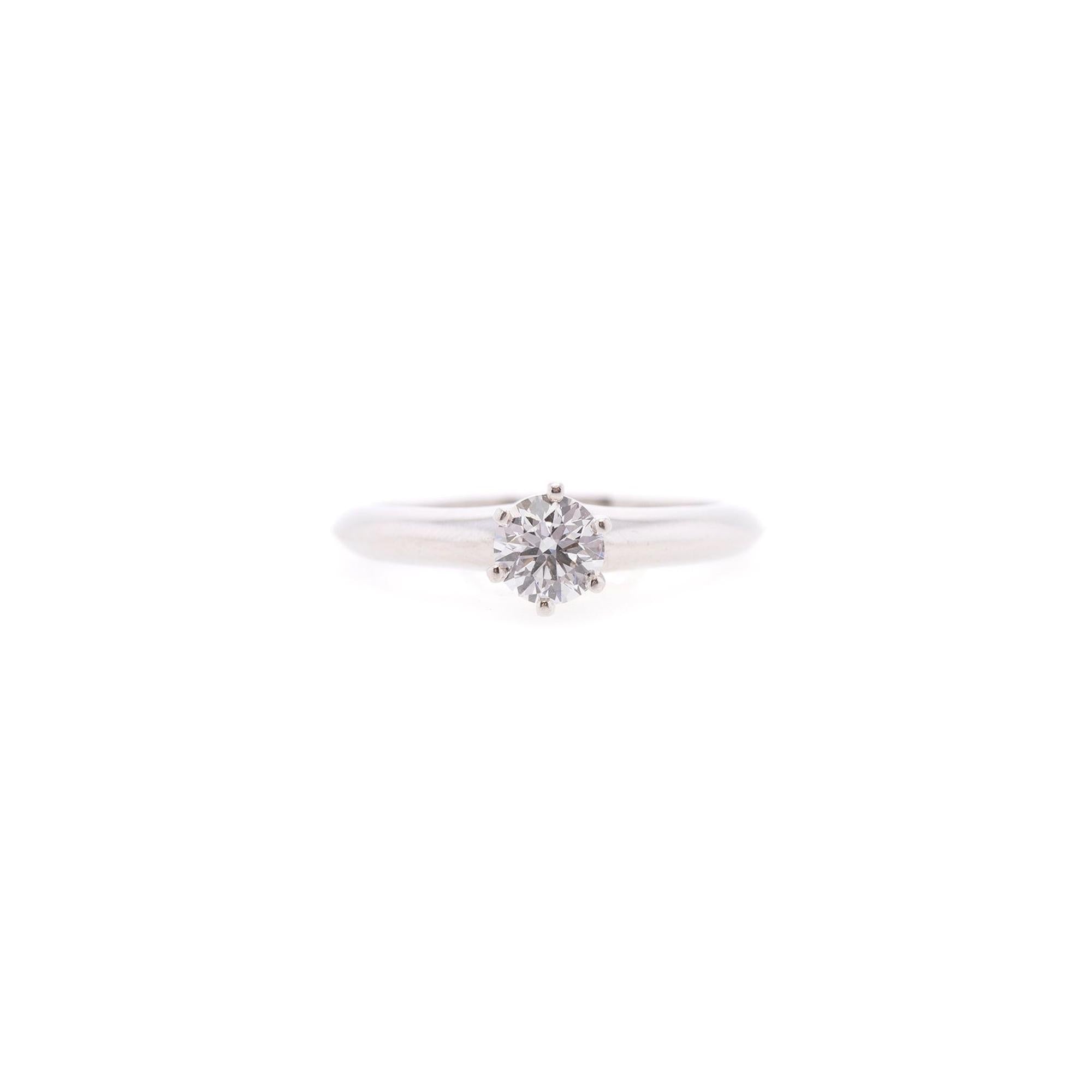 Tiffany & Co. Solitaire Diamond Engagement Ring