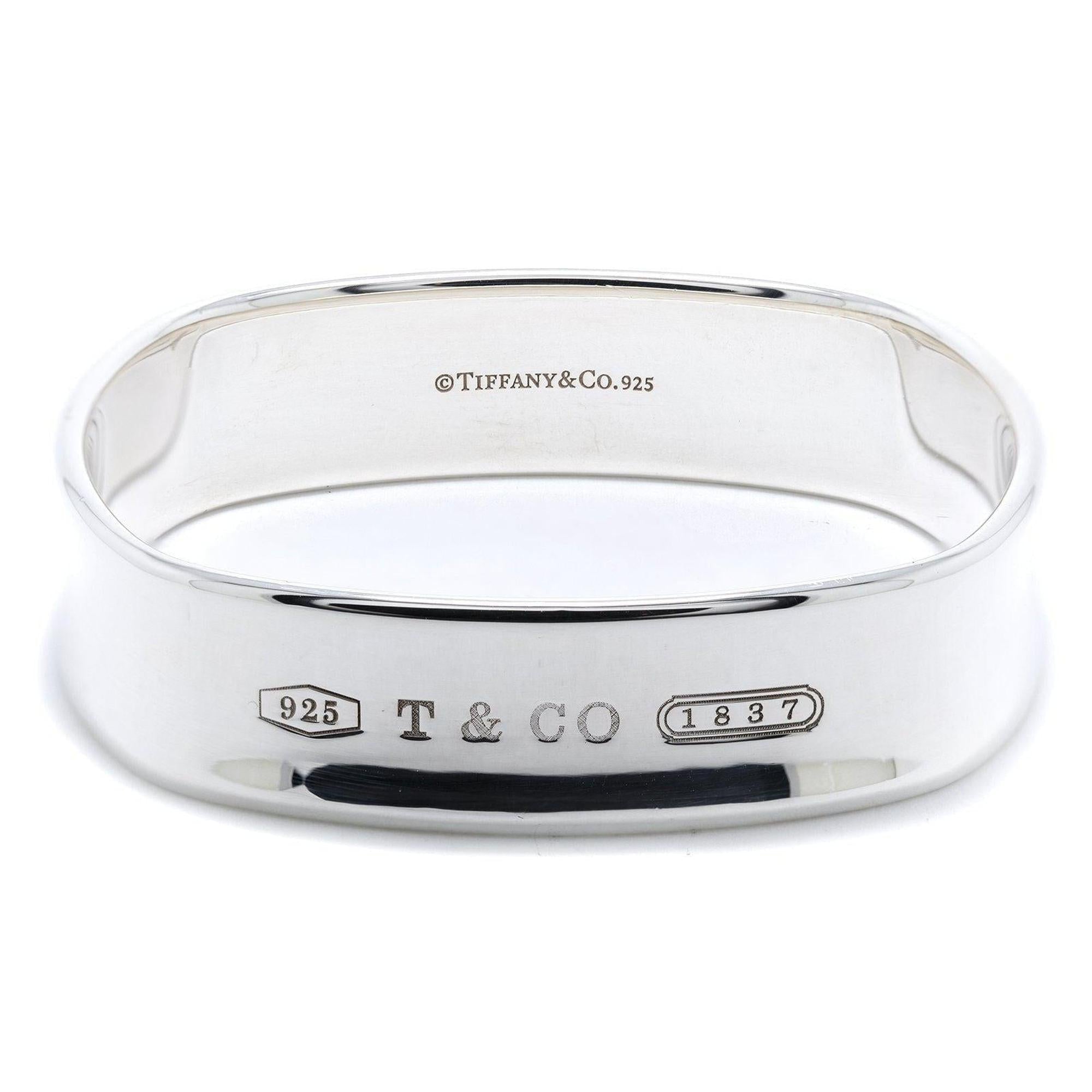 Tiffany & Co. Square 1837 Bangle Bracelet