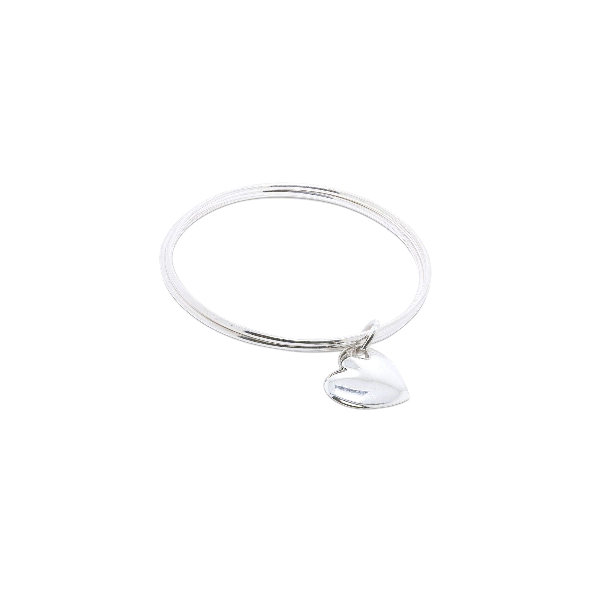 Tiffany & Co. Stencil Heart Triple Bangle Bracelet