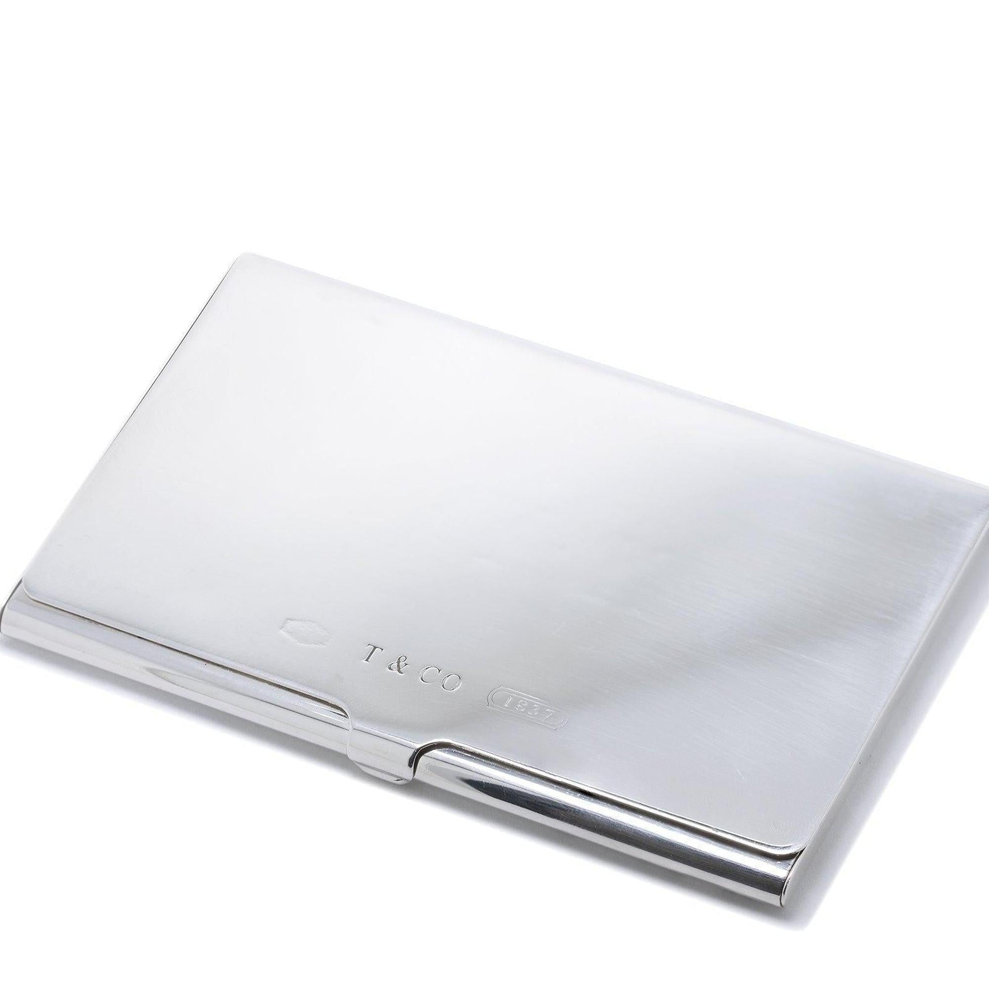 Tiffany & Co. Sterling Silver 1837 Card Case