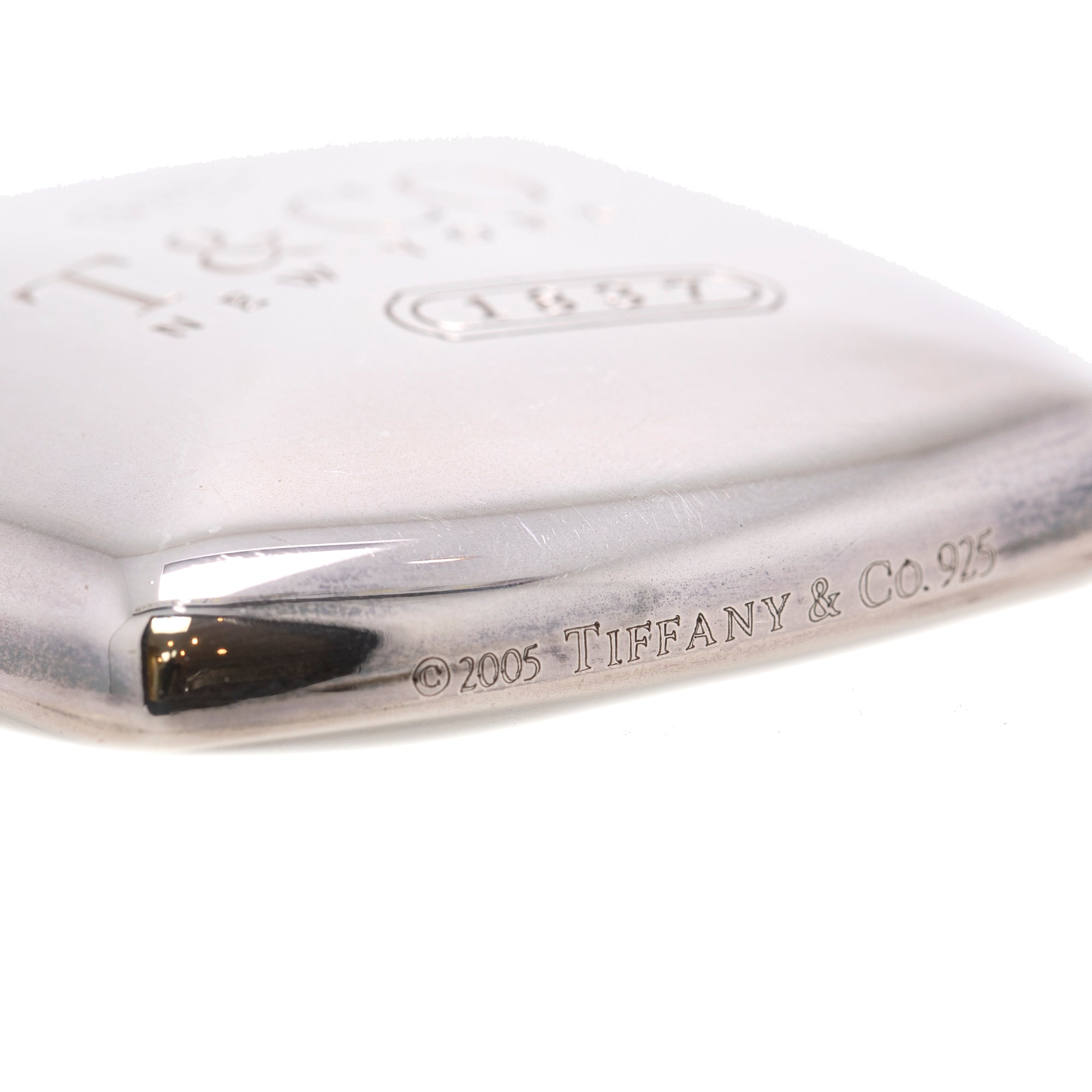 Tiffany & Co. Sterling Silver 1837 Compact Mirror