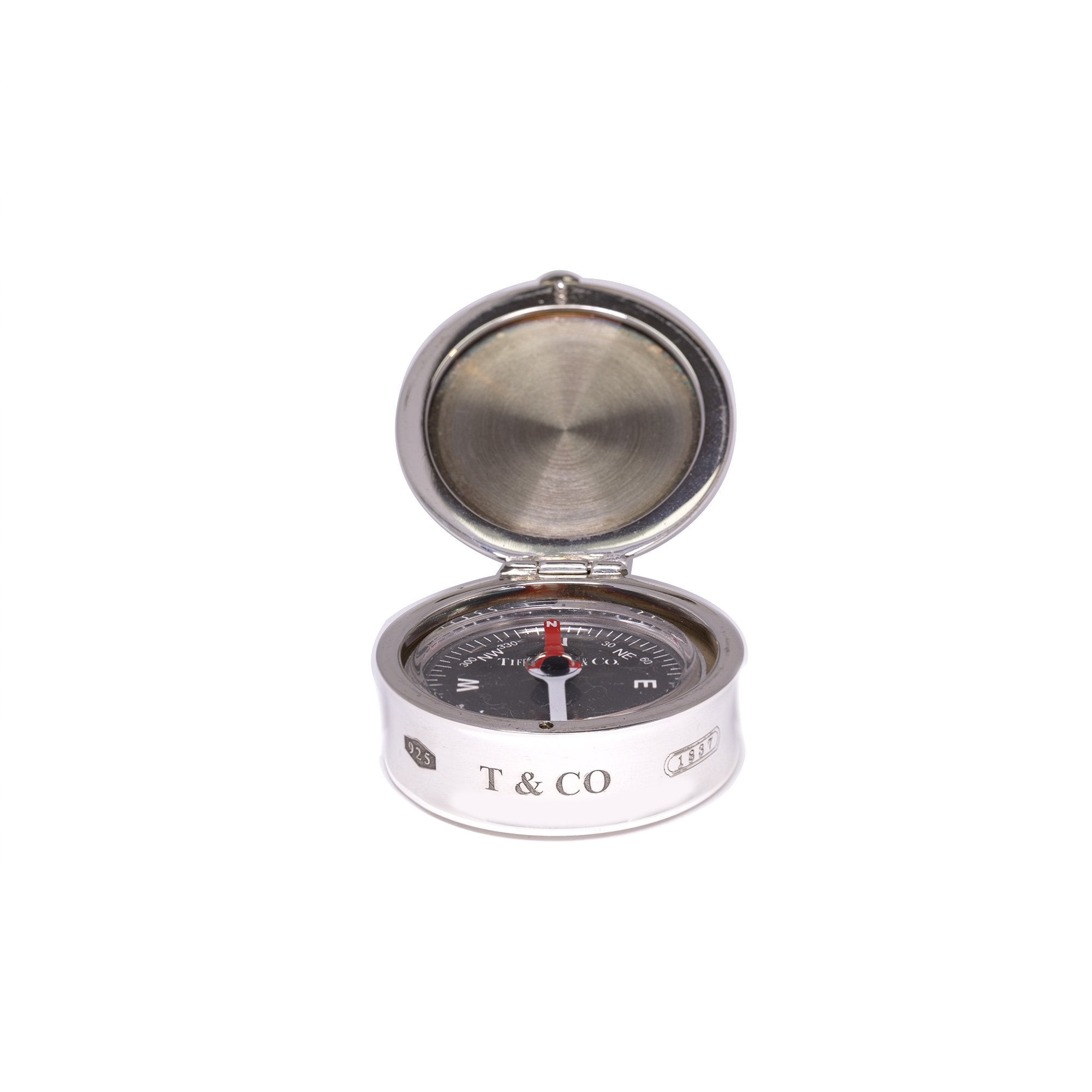 Tiffany & Co. Sterling Silver 1837 Compass