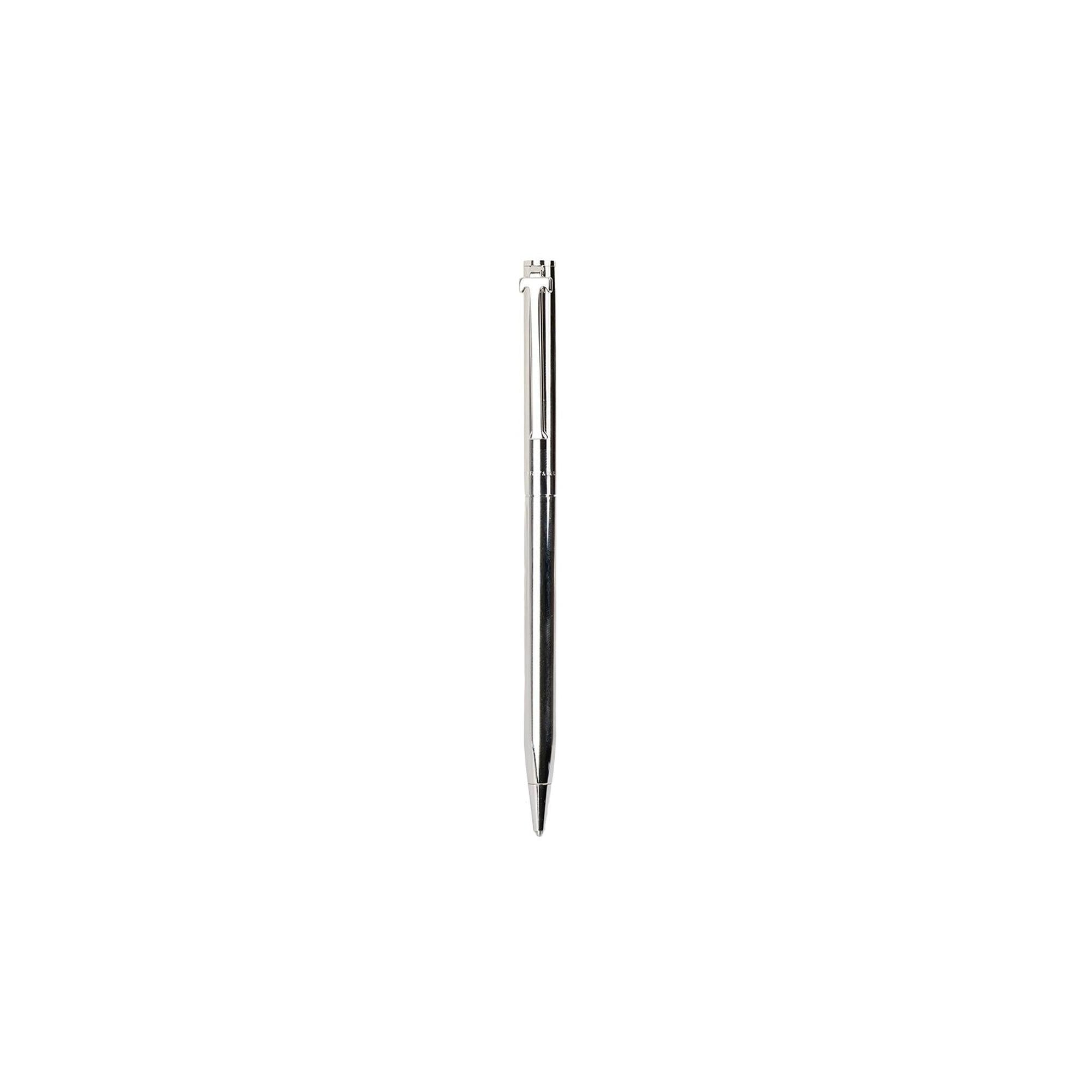 Tiffany & Co. Sterling Silver Executive Tiffany T-Clip Ballpoint Pen w/ Box