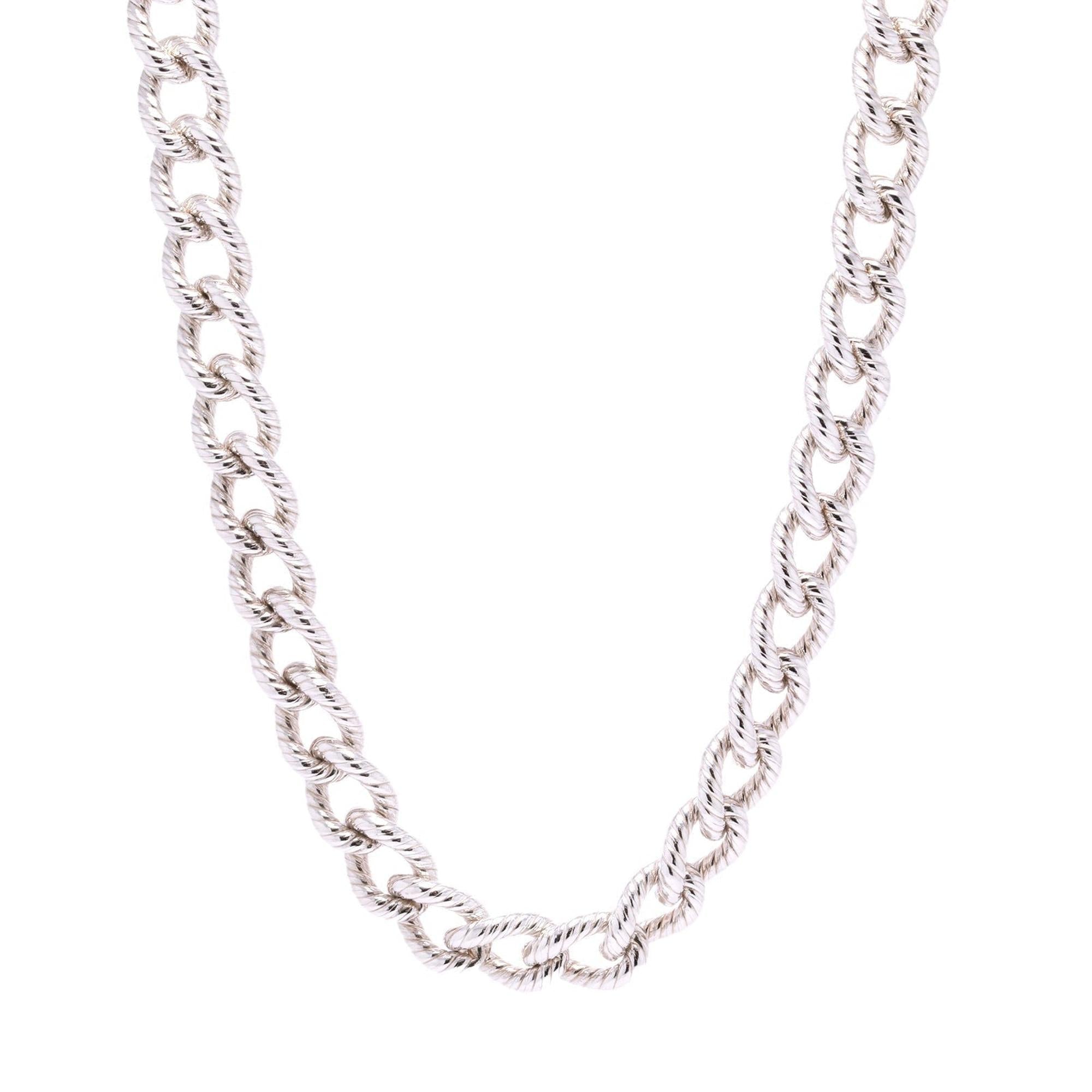 Tiffany & Co. Textured Chain-Link Necklace
