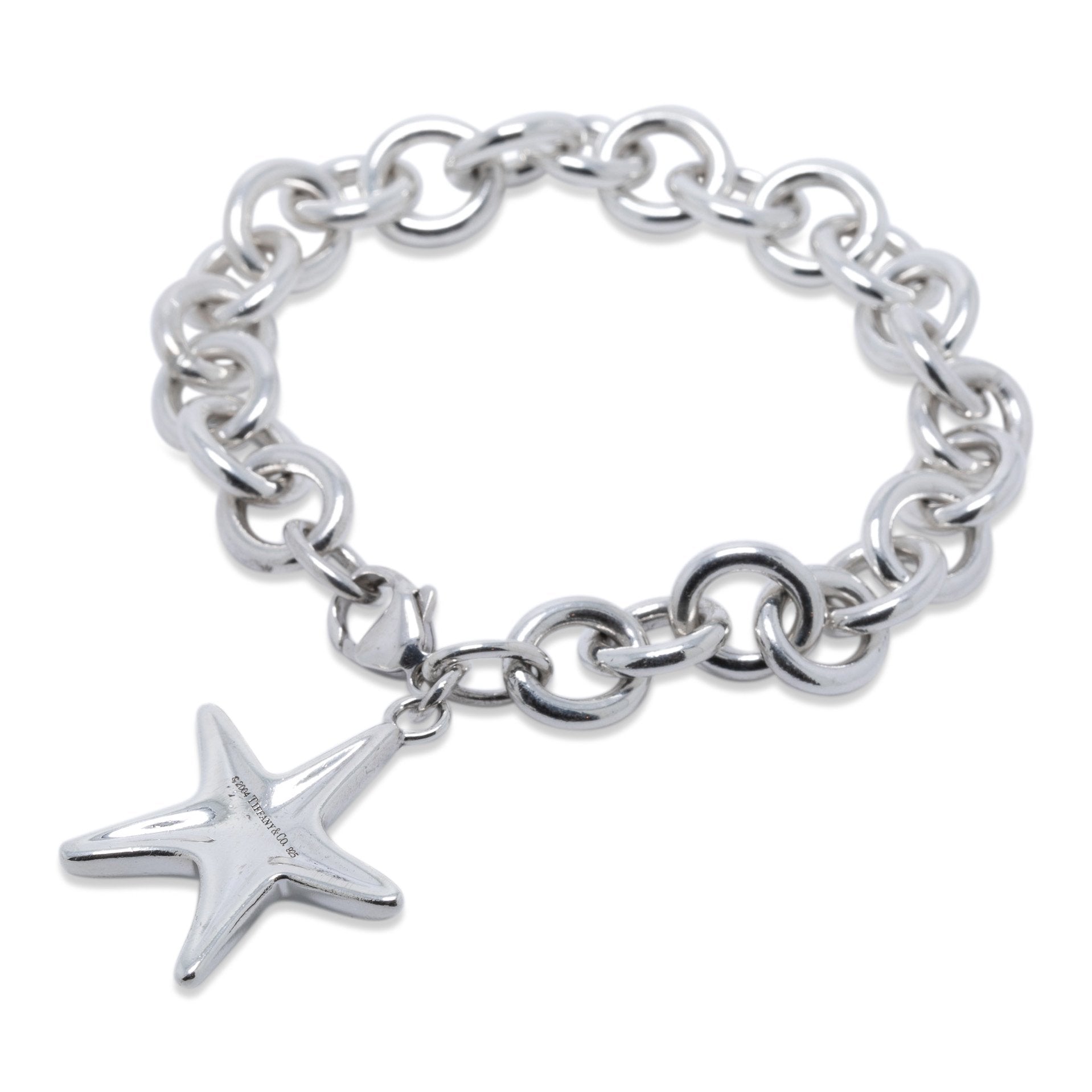 Tiffany & Co. Turquoise Starfish Charm Bracelet