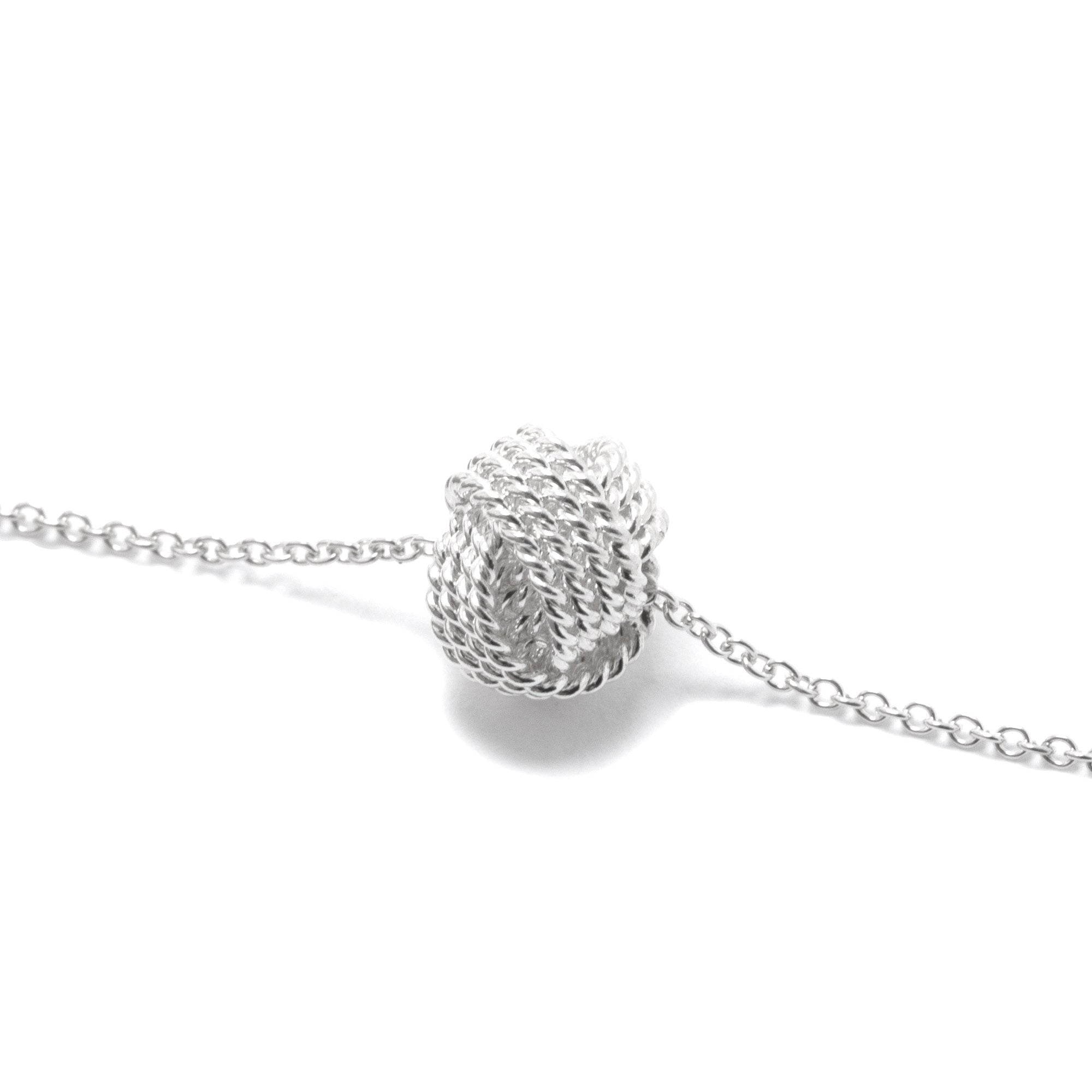 Tiffany & Co. Twist Knot Pendant Necklace