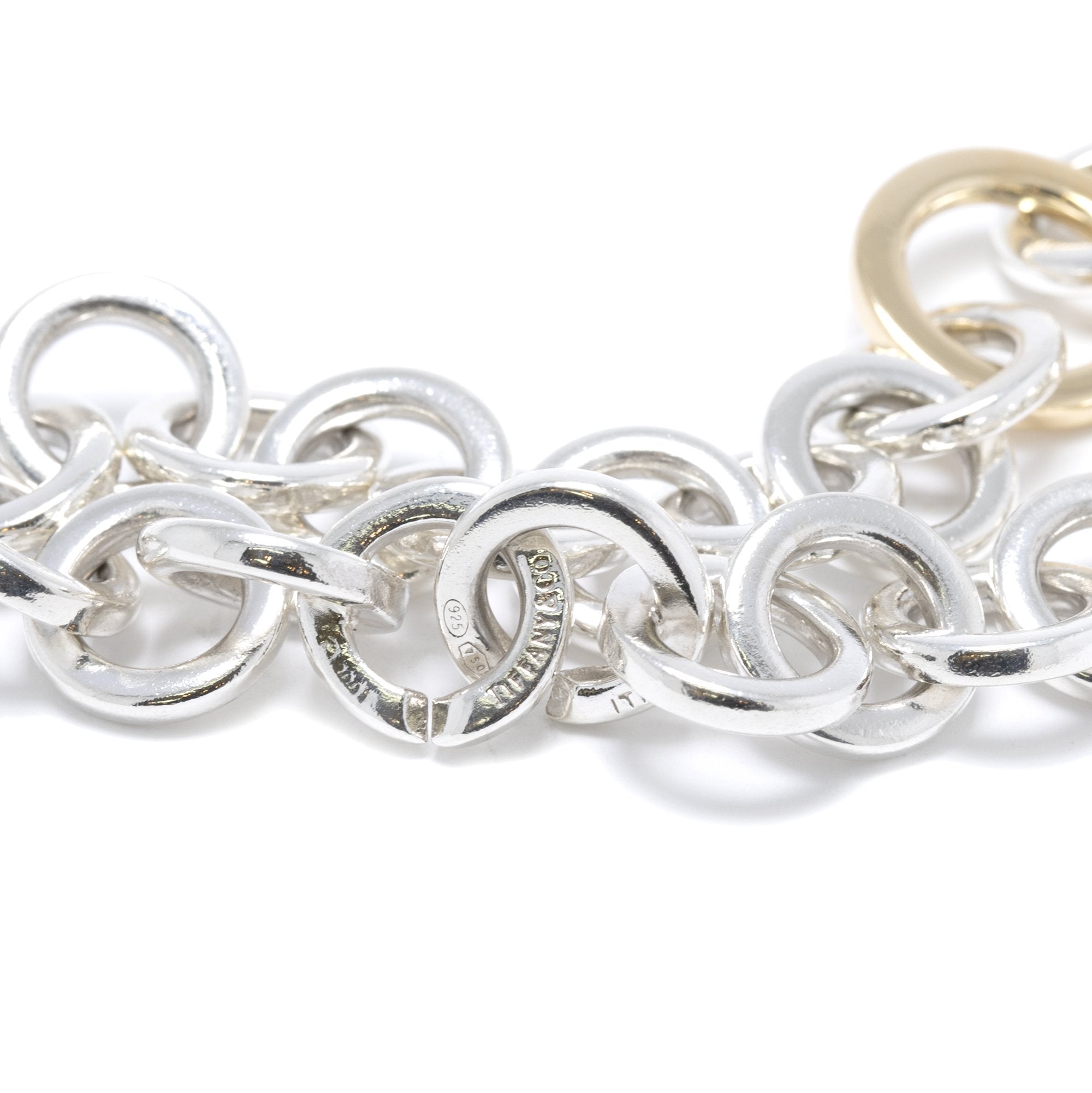 Tiffany & Co. Two-Tone Circle Link Bracelet