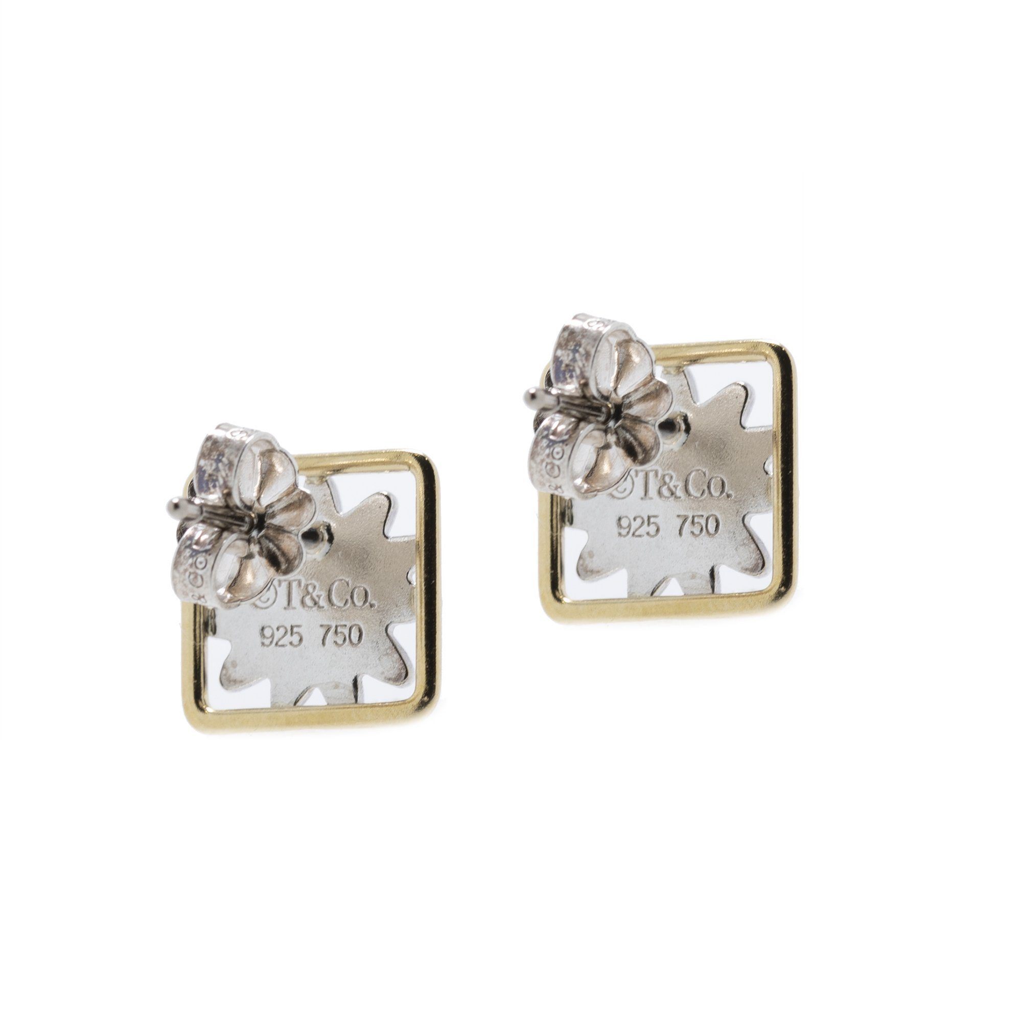 Tiffany & Co. Two-Tone Daisy Stud Earrings