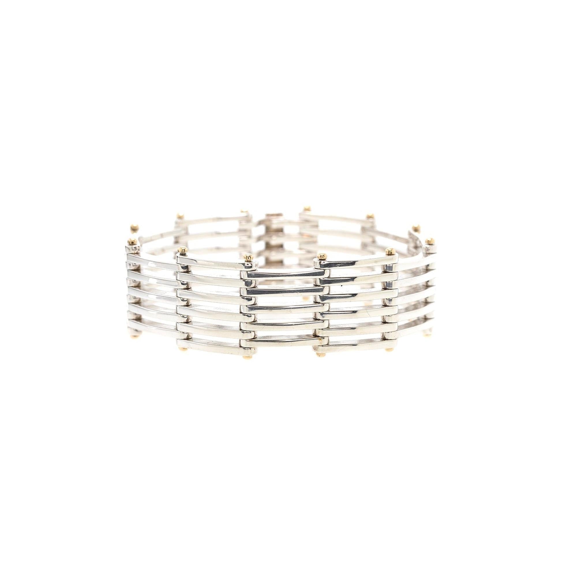 Tiffany & Co. Two-Tone Gate Link Bracelet