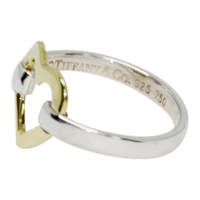 Tiffany & Co. Two-Tone Heart Ring