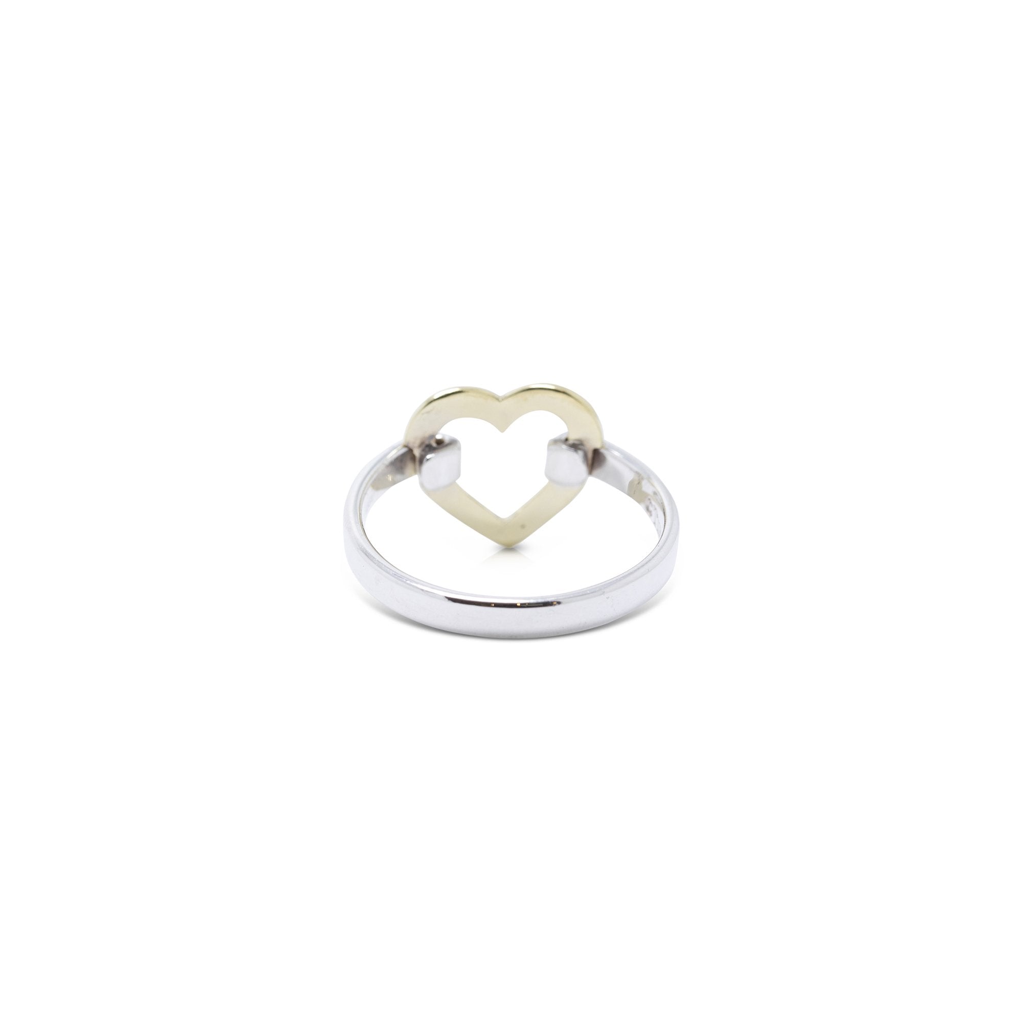 Tiffany & Co. Two-Tone Heart Ring