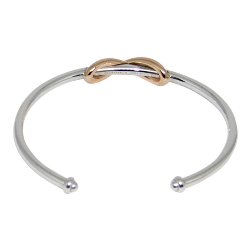 Tiffany & Co. Two-Tone Infinity Cuff Bracelet