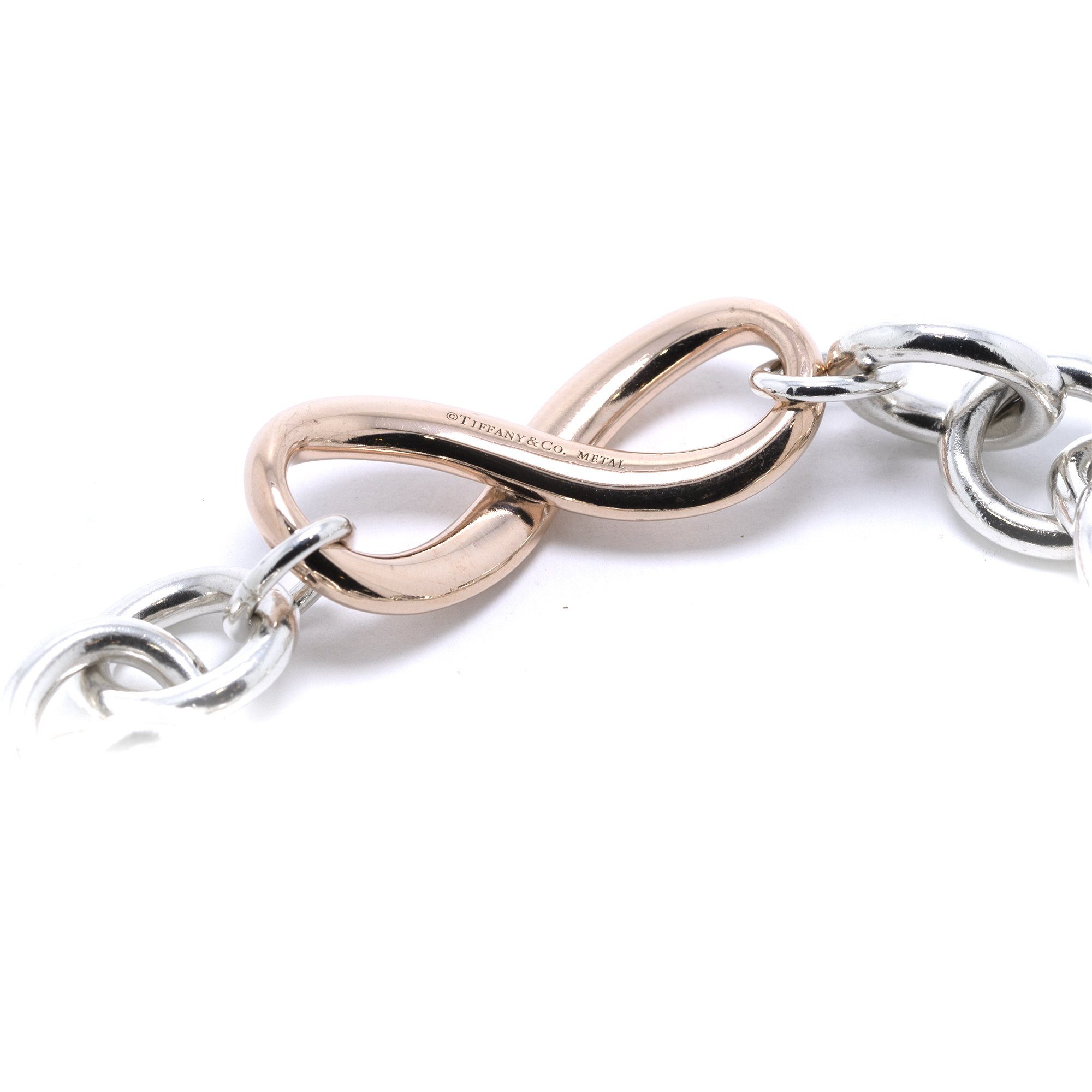 Tiffany & Co. Two-Tone Infinity Link Bracelet