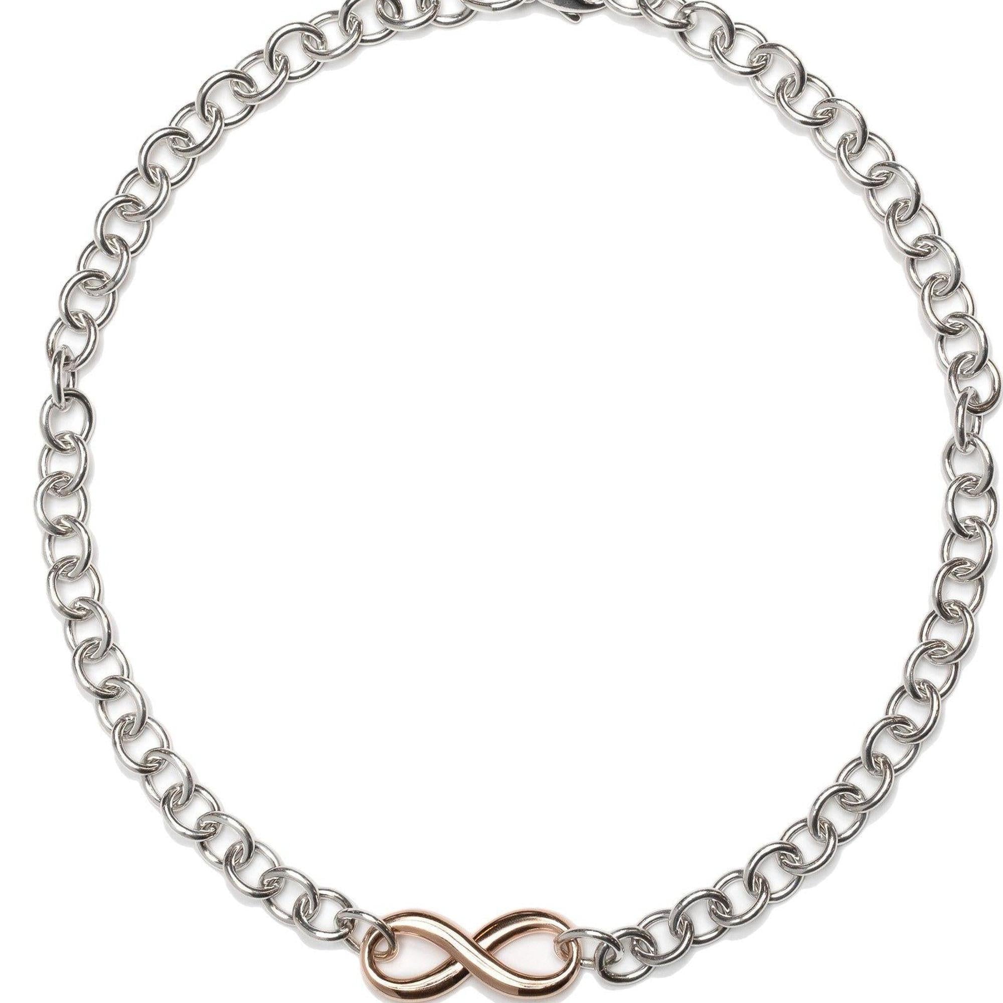 Tiffany & Co. Two-Tone Infinity Link Necklace