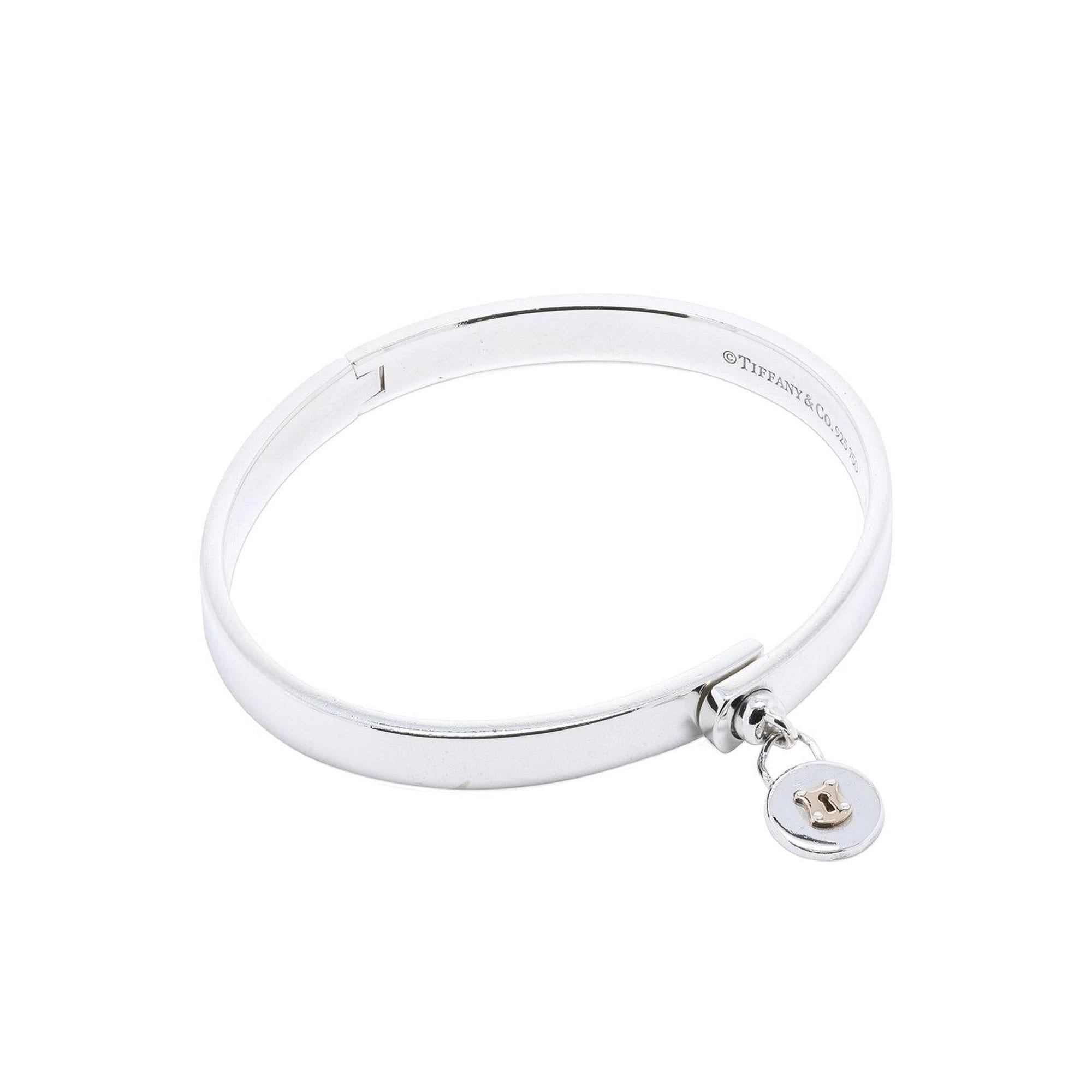 Tiffany & Co. Two-Tone Tiffany Locks Vintage Round Lock Bangle
