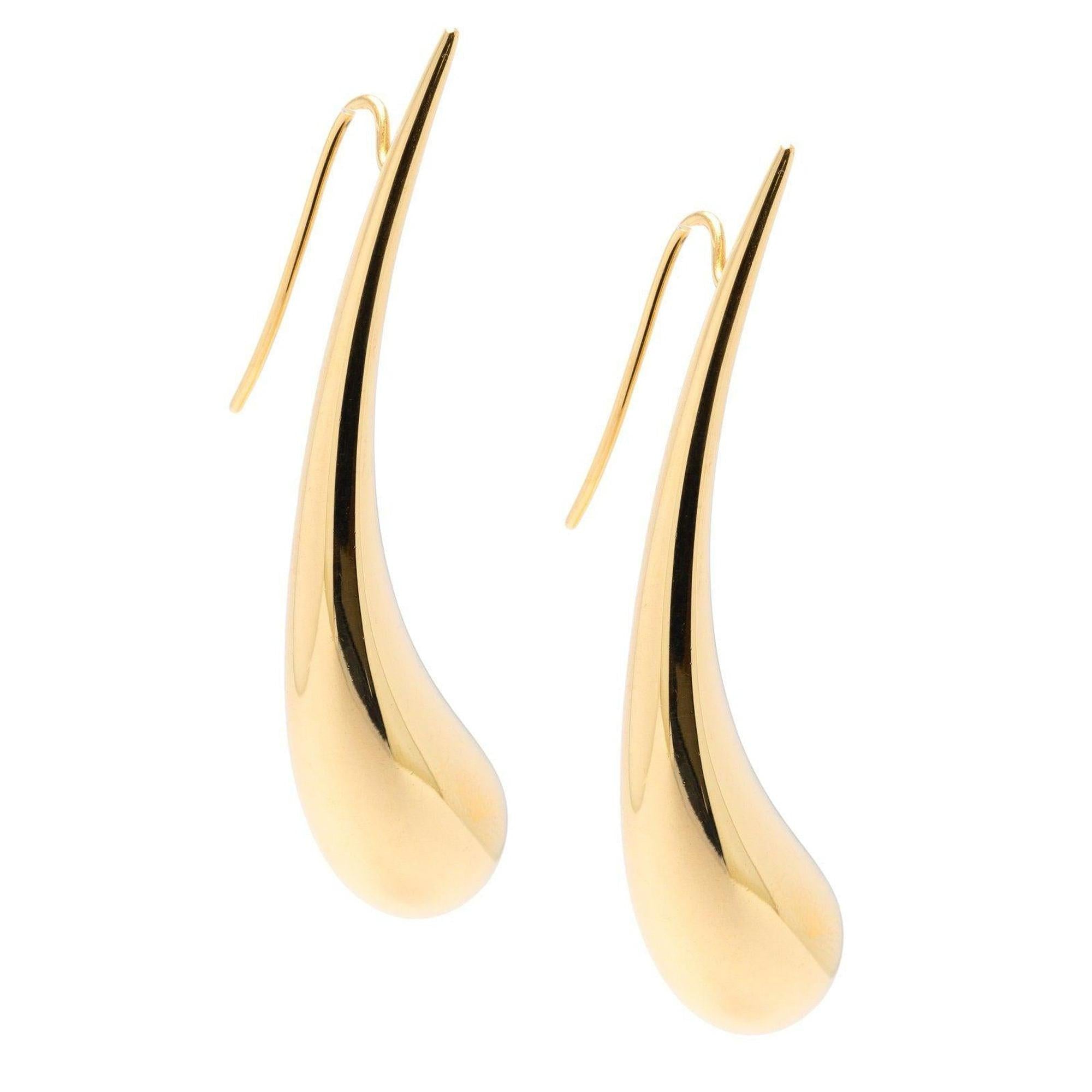Tiffany & Co. Vintage 18k Gold Elsa Peretti Teardrop Earrings
